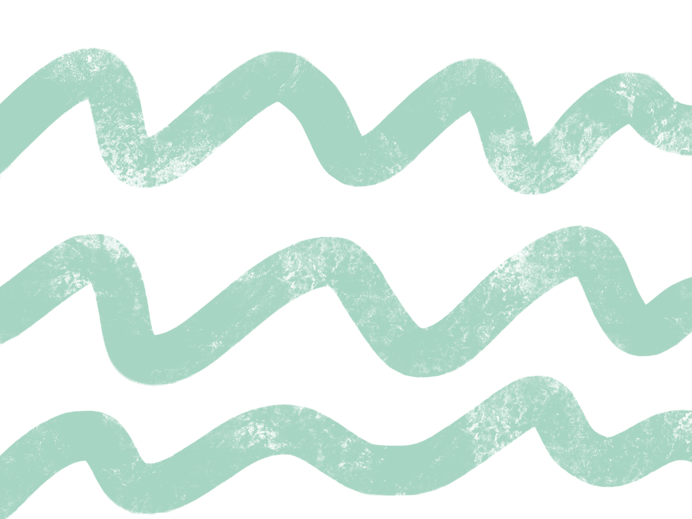 Wave pattern with light green wavy lines on a black background.