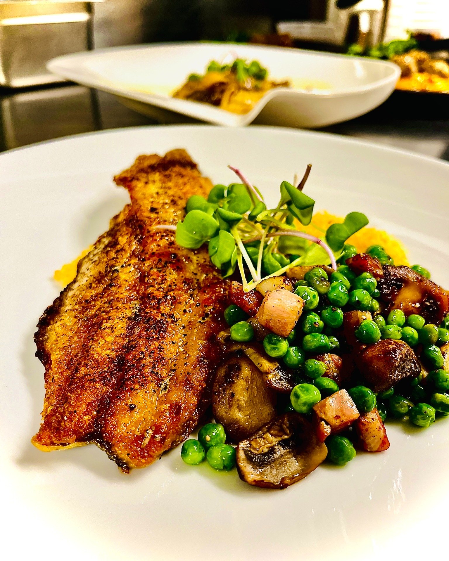 ✨ Pan-seared speckled trout, glowing in thyme-browned butter&hellip; ✨

This week&rsquo;s trout crisp, golden sear gives way to tender, flaky flesh infused with aromatic thyme and warm, nutty browned butter.

We pair it with fluffy couscous and sweet