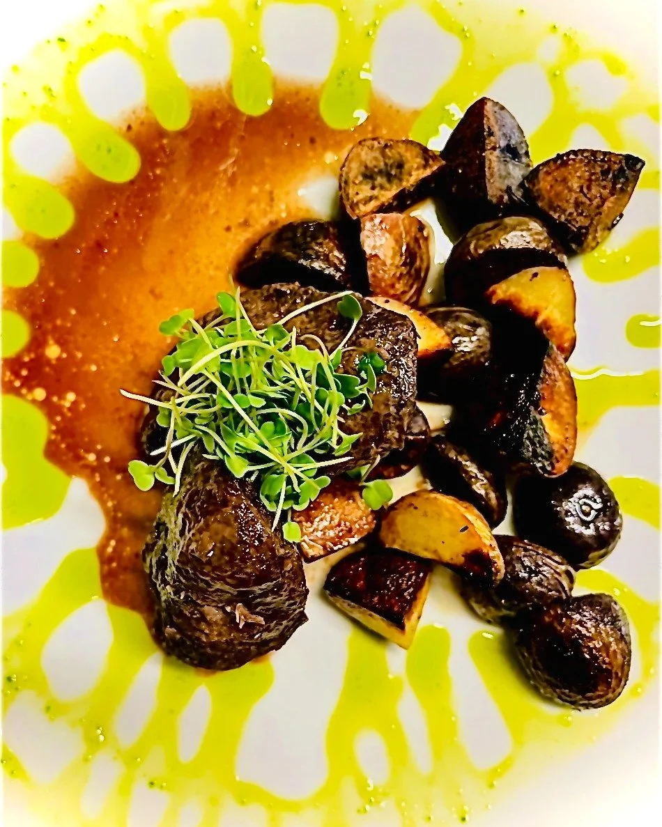 This week, we&rsquo;re taking our time &mdash; the way it&rsquo;s meant to be.

Our Berkshire pork cheeks are braised for hours, slowly and patiently, until they&rsquo;re so tender a fork is all you need. No shortcuts. They&rsquo;re served with roast