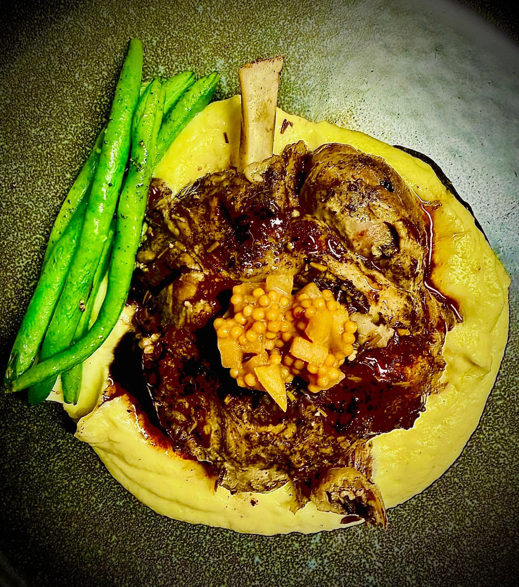 Some dishes take time&hellip; and you can taste it in every bite.

Our Berkshire pork shank is braised low and slow for hours, until it reaches that point where a knife isn&rsquo;t even necessary&mdash;just a gentle touch and it falls apart.

This we