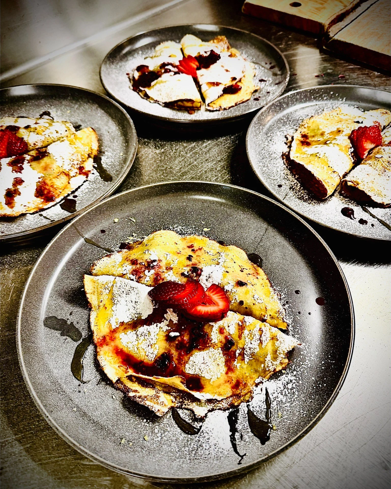 Rainy days were made for slow brunches. 

Get out of the rain and come spend the morning with us &mdash; espresso warming your hands, cocktails on the table and brunch dishes worth lingering over.

Honestly, there are worse ways to spend a gray day.
