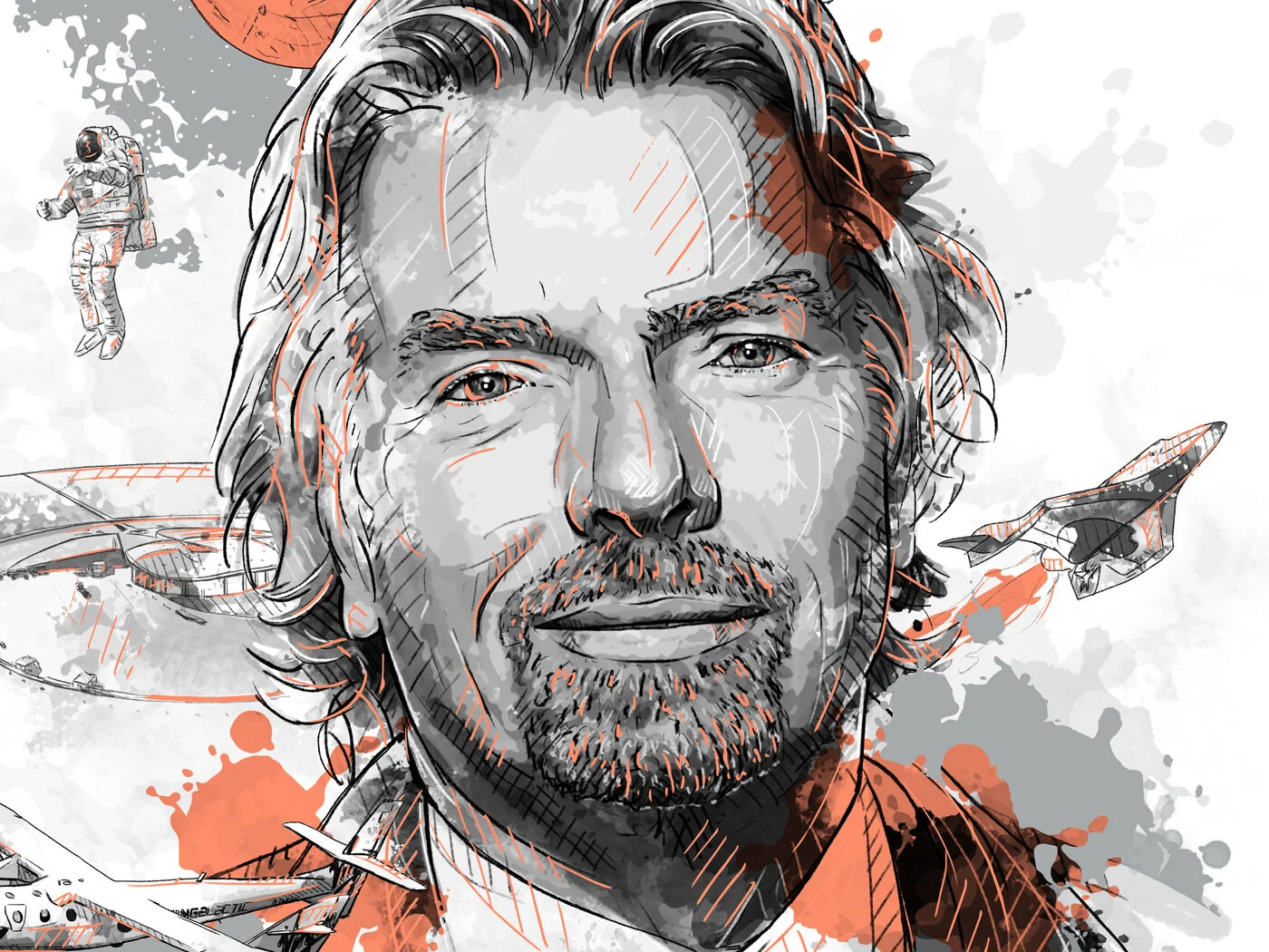 Illustrations for Intelligence Magazine by Flex