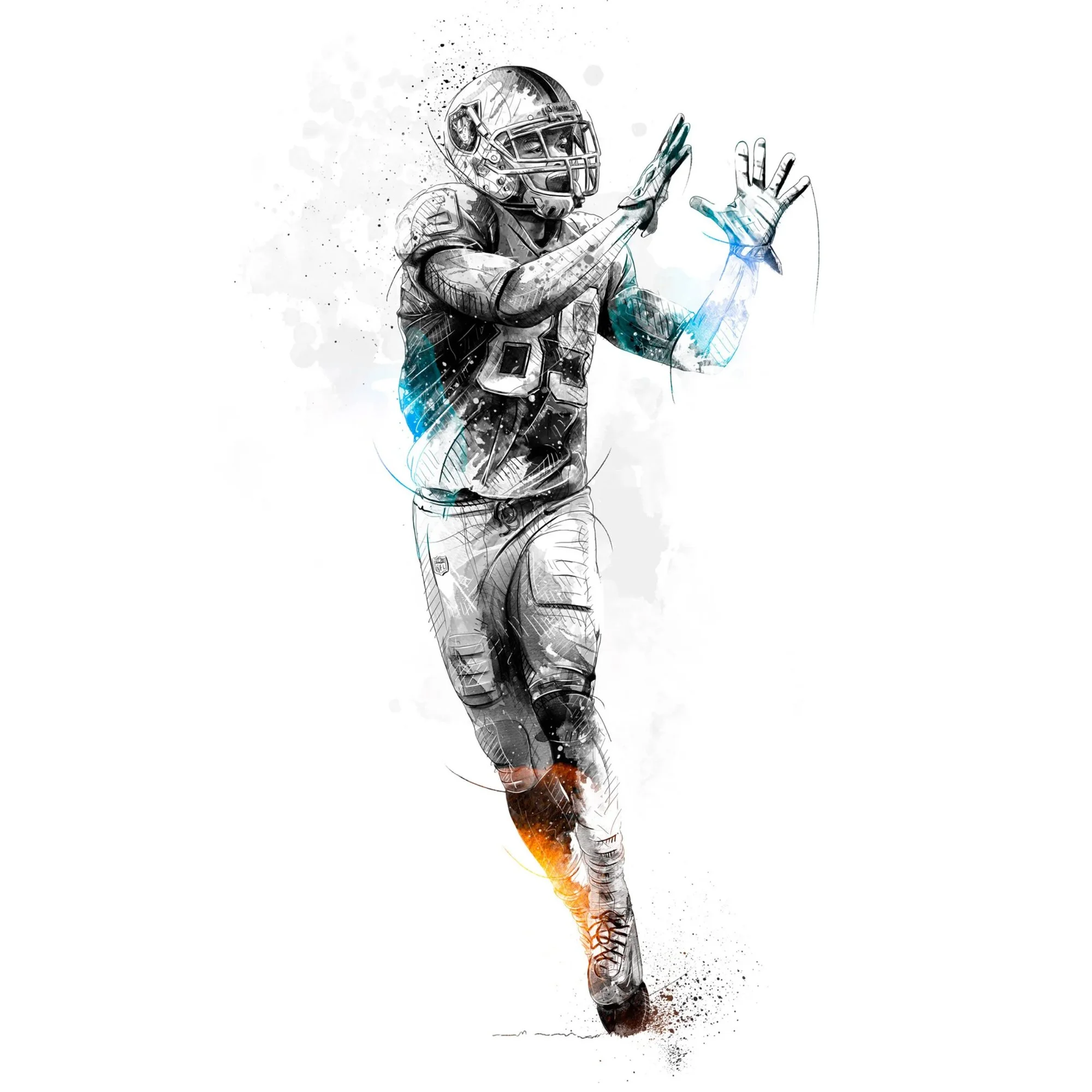 Editorial illustration for ESPN Magazine.