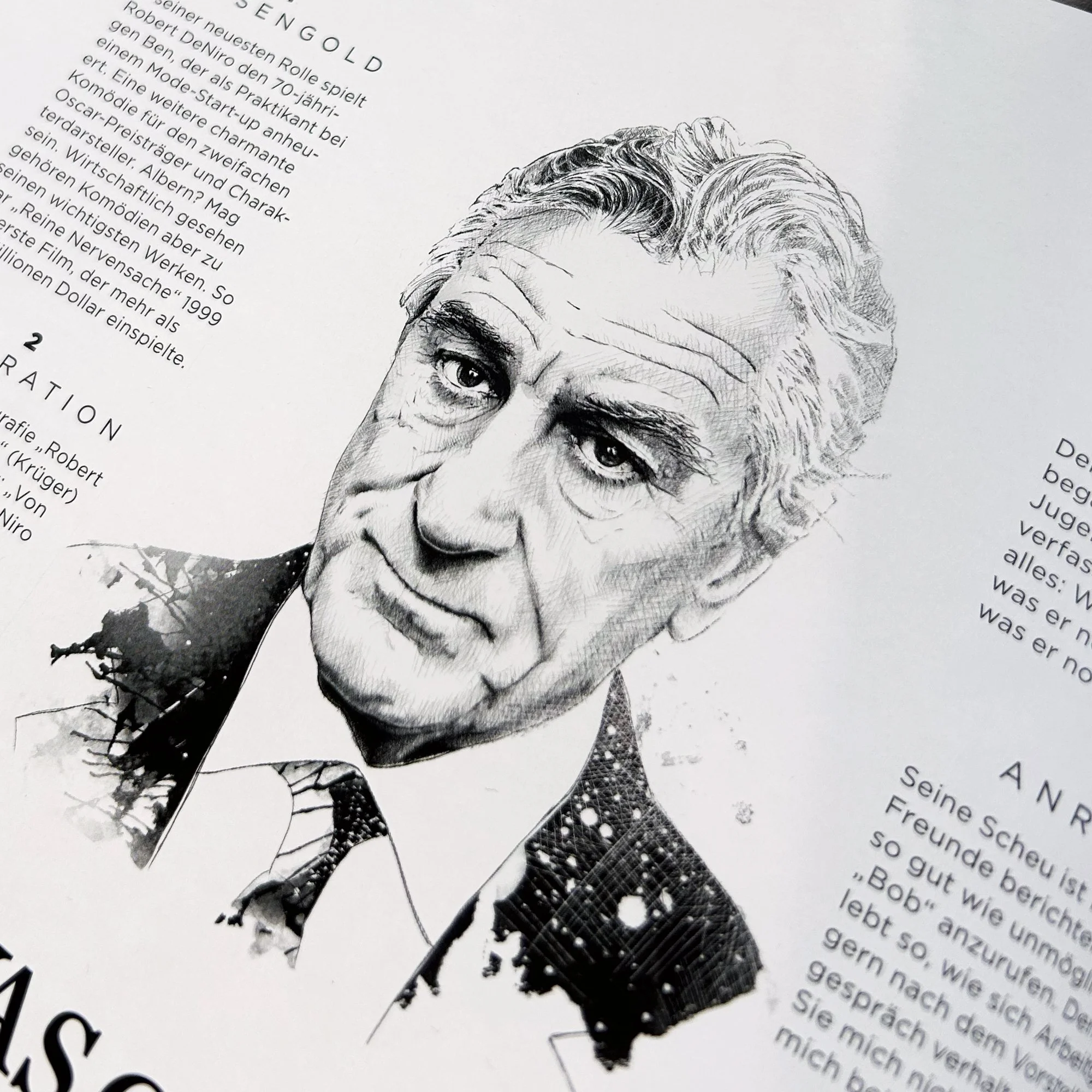 Portrait Illustration of&nbsp;Robert De Niro