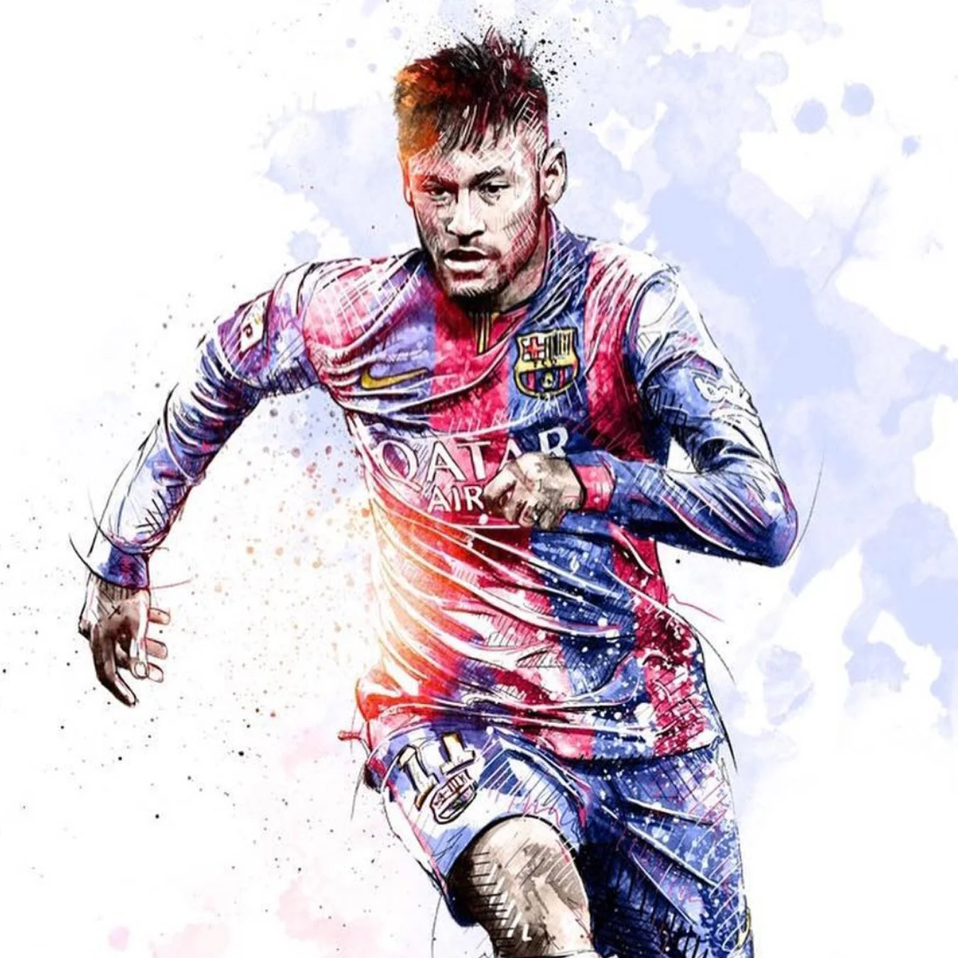 Illustration of Neymar