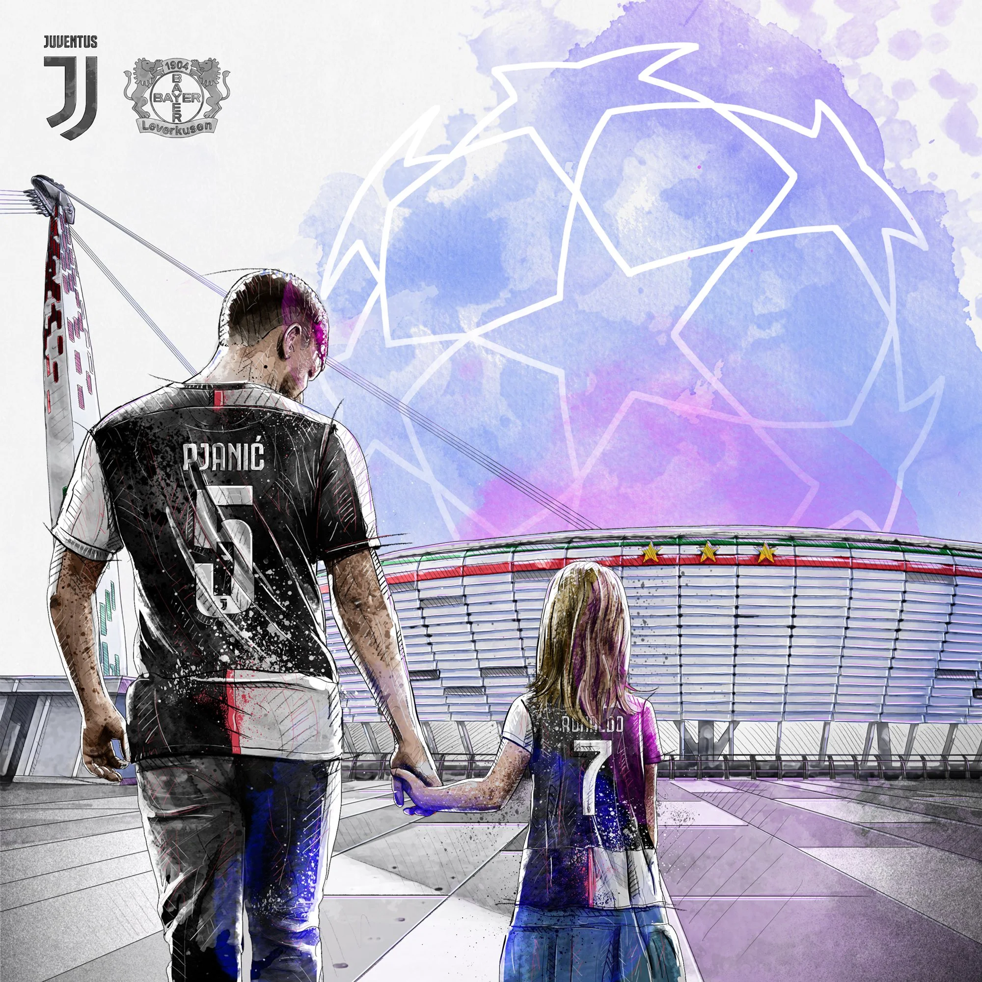 Illustration created for Juventus