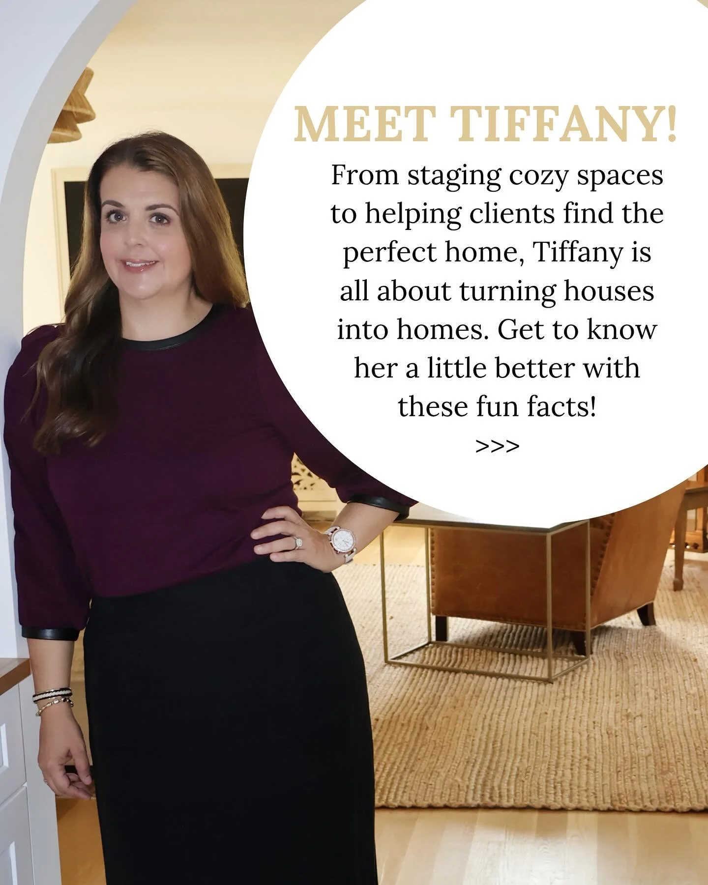 ✨Learn a little more about our newest TBG agent (and pro-stager) @tiffany_malstrom 🎉

Swipe through ➡️➡️➡️ to learn some fun facts about Tiffany, and drop a comment below to let us know which fact is the most surprising to you!