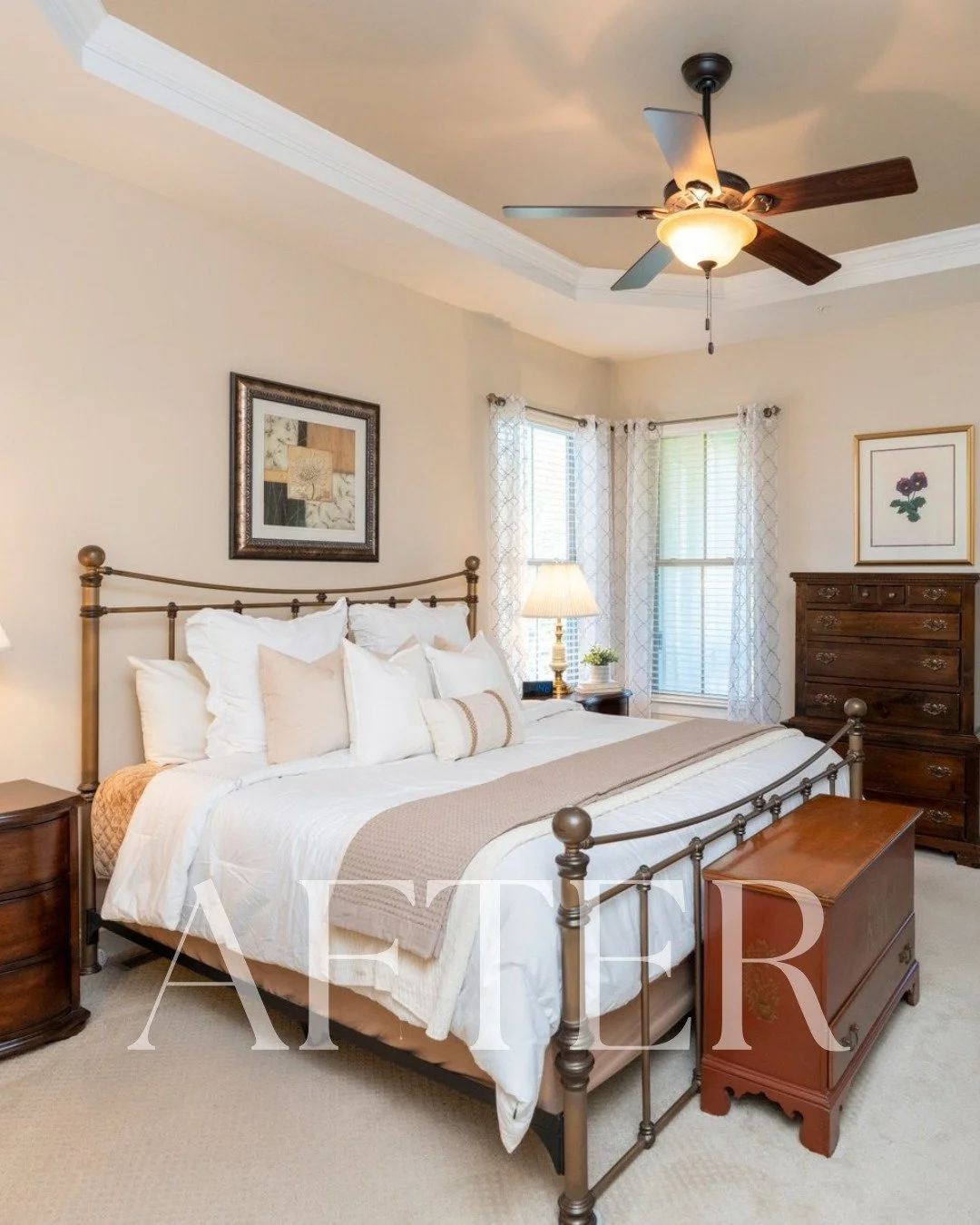 STAGING MATTERS✨

When we&rsquo;re preparing an occupied home for the market, it&rsquo;s never about a full overhaul. It&rsquo;s about the details.

Swapping bedding. Simplifying surfaces. Helping our clients see what needs to be tucked away so buyer