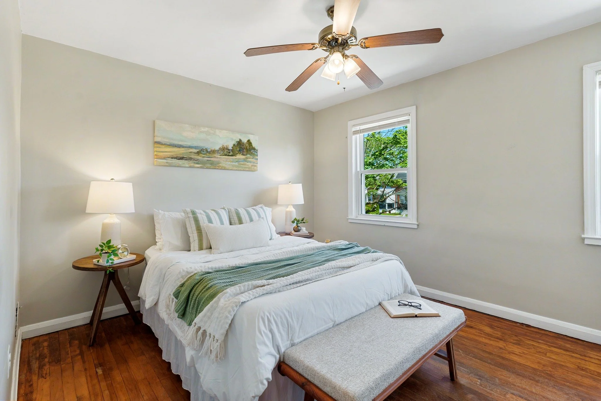 End of group adorable rowhome that's calling your name!

Covered front porch &bull; Brand new LVP floors on the main level + hardwood upstairs &bull; Plenty of natural light &bull; Stainless kitchen appliances &bull; Covered rear porch &bull; Fenced 