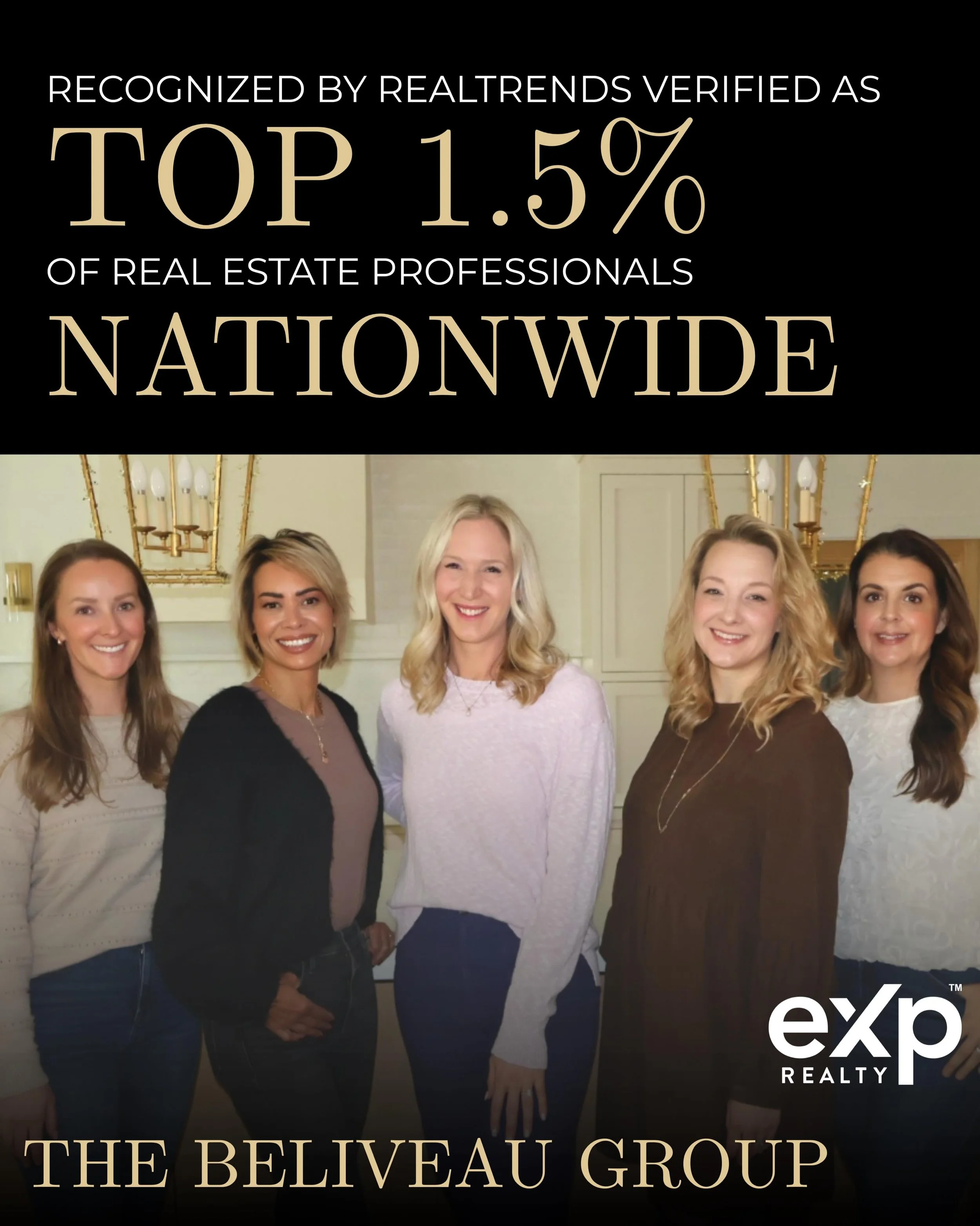 We&rsquo;re thrilled to share that The Beliveau Group has been recognized by RealTrends Verified as a Top 1.5% real estate team nationwide! 🏆

@realtrendsinc independently verifies every team&rsquo;s sales, which is what makes this award meaningful.