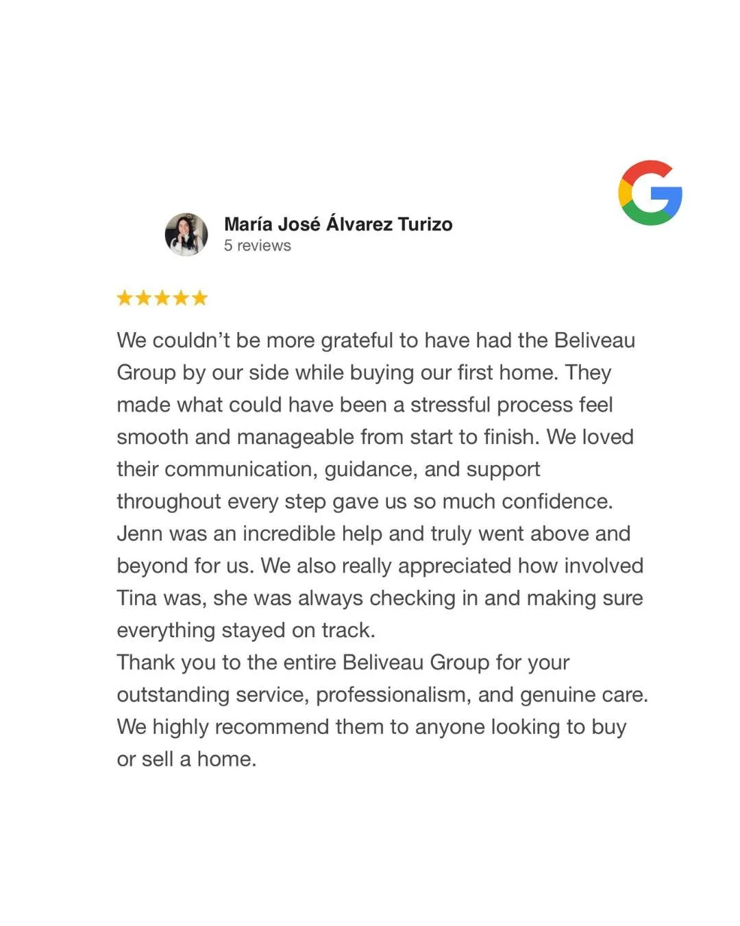 This one's for @jenn.moss 👏

Buying your first home is a big deal, and having someone go above and beyond to make it feel manageable makes all the difference. Jenn showed up for these clients every step of the way.

Reviews like this are why we love