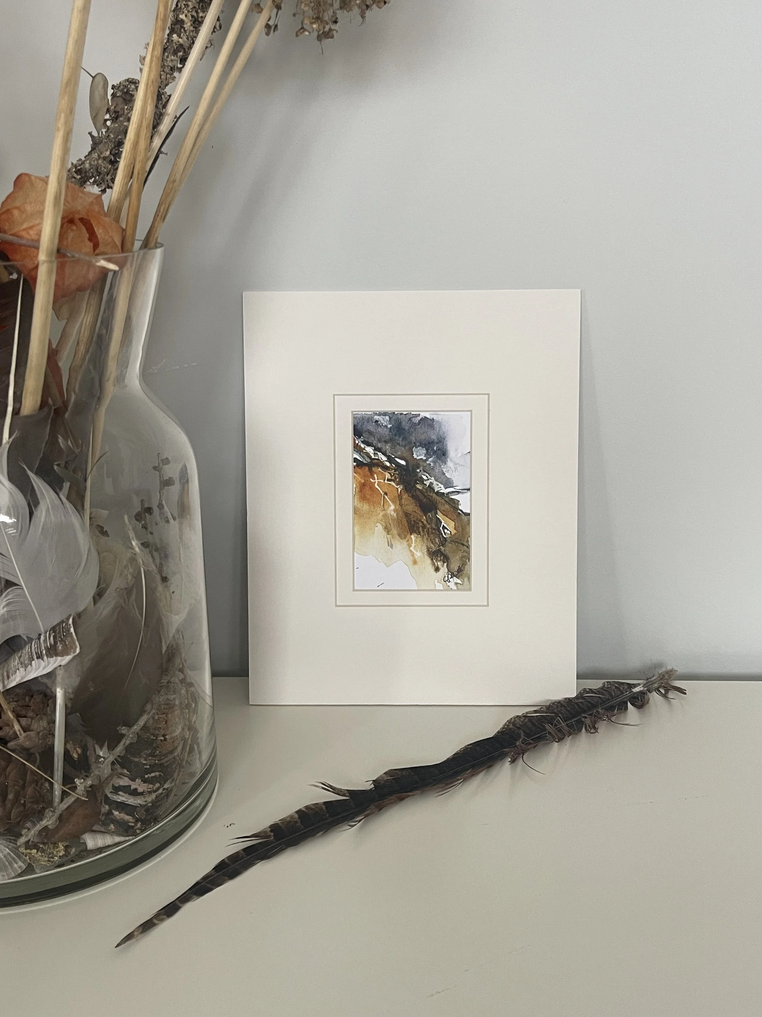 Wind Traces, Etched Stone