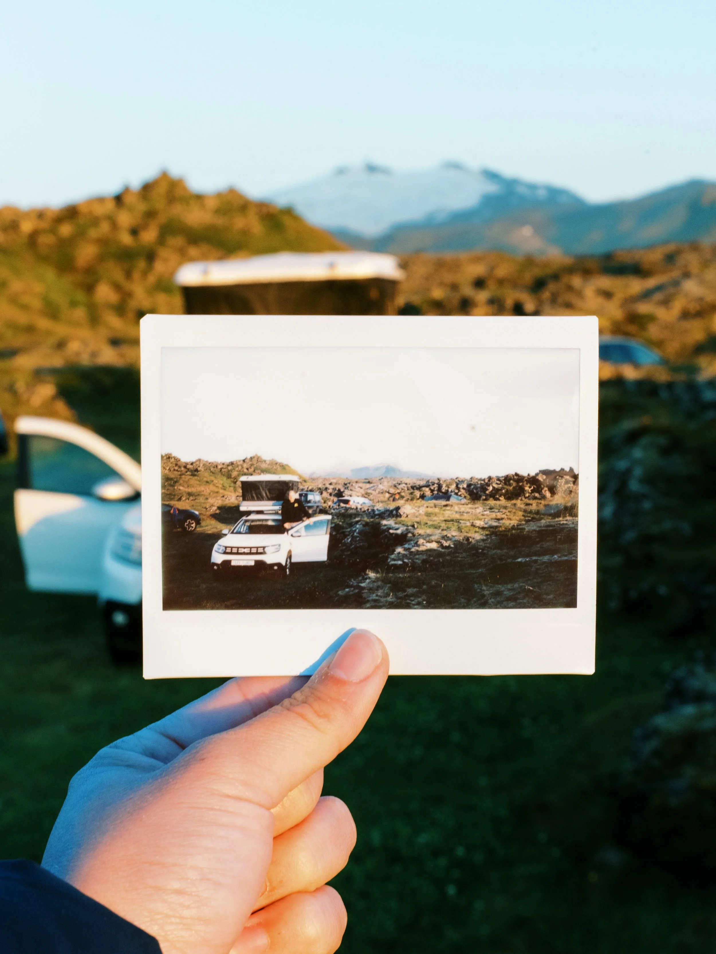 10/10 campsite on the Snaefellsjokull peninsula waiting for the eclipse. We decided to arrive 2 days early to secure a campsite just in case with the popularity of the event and the music festival next door. It was good to catch up on some work and j