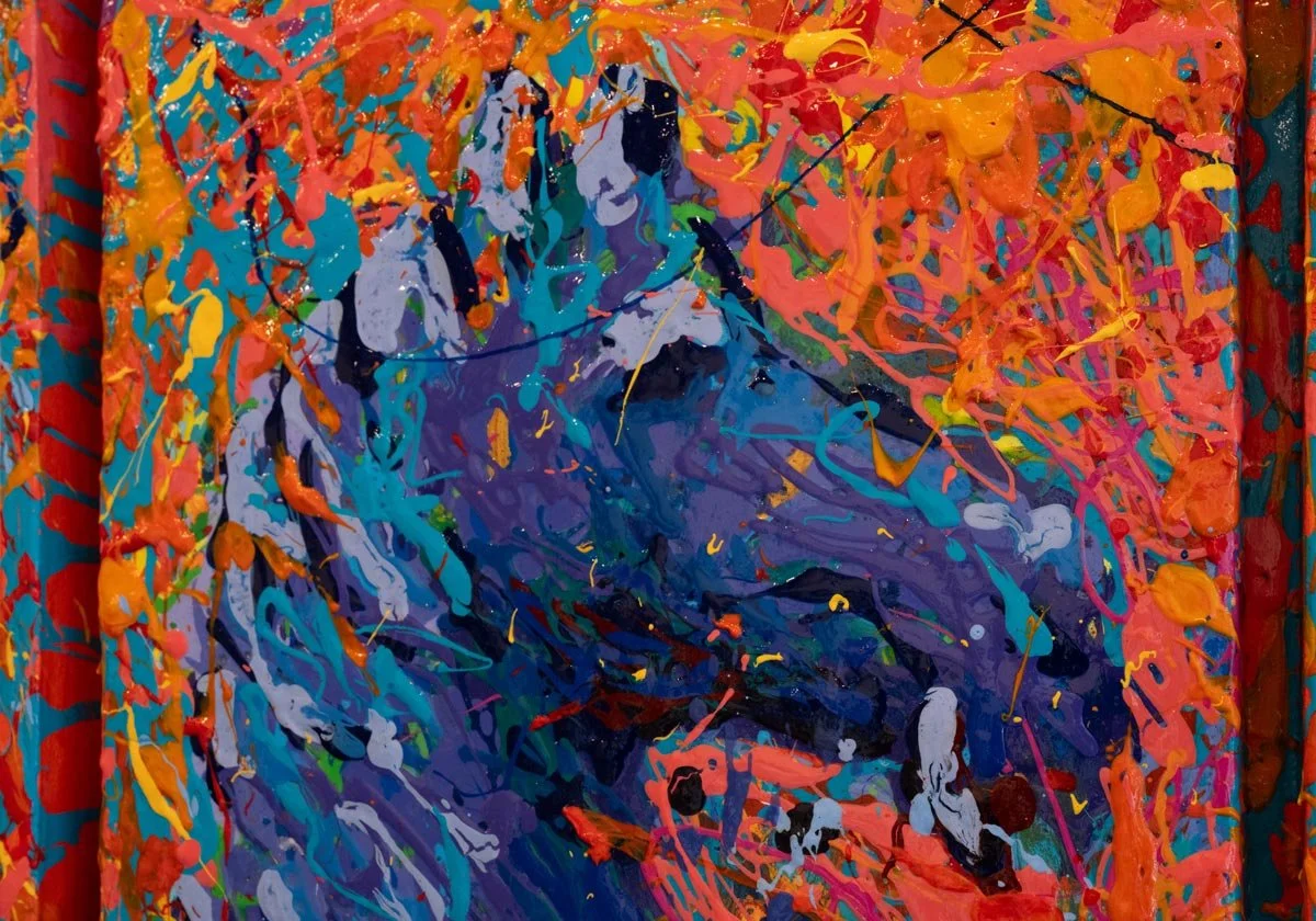 Hitched and Honed, 14x50", (framed), [detail], AVAILABLE @ Orleans Gallery 603 Julia St, New Orleans, LA 70130, $3,500