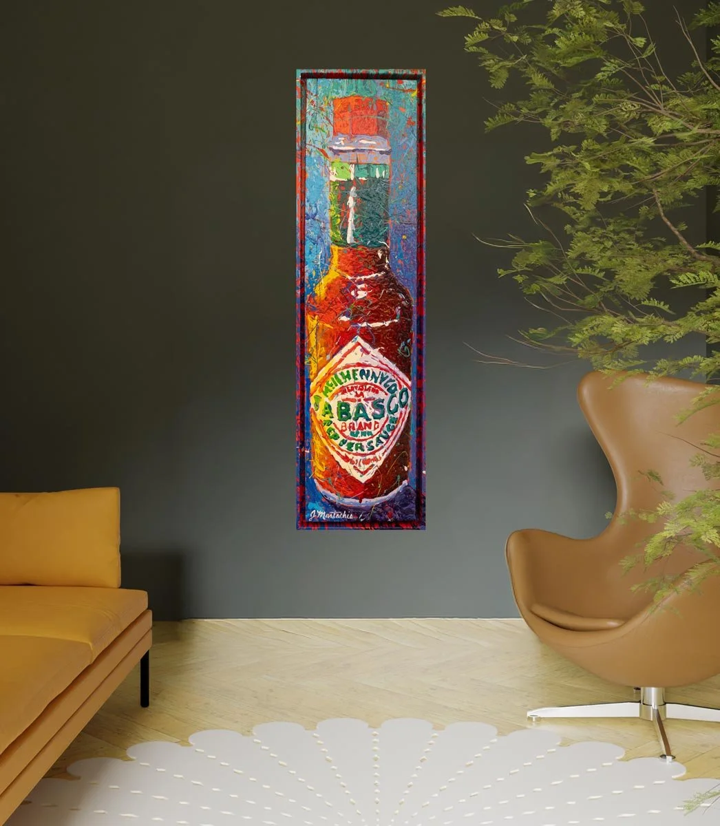 SavoryAvery, 14x50", (framed), AVAILABLE @ Orleans Gallery 603 Julia St, New Orleans, LA 70130, $3,500