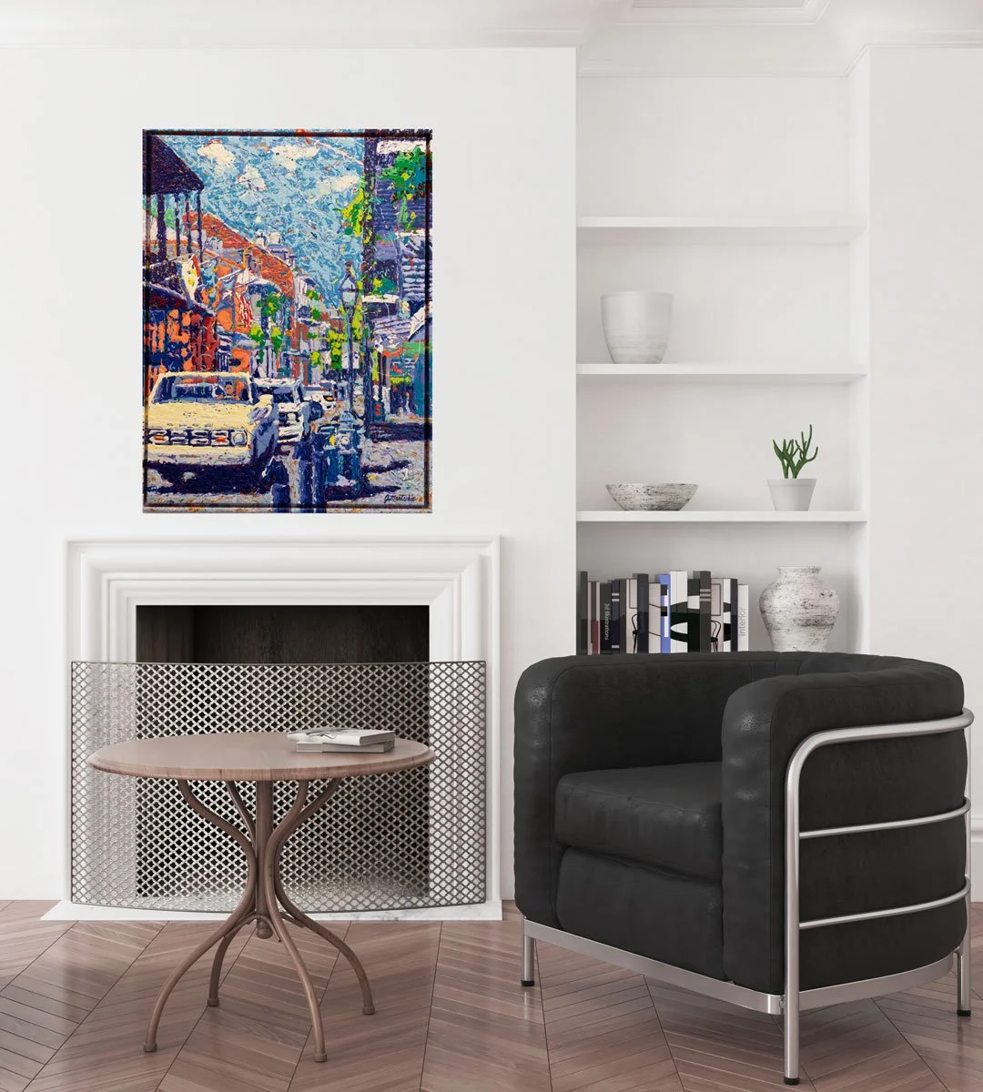 Rhythm of the Road, 38x50", (framed), AVAILABLE @ Orleans Gallery 603 Julia St, New Orleans, LA 70130, $6,499