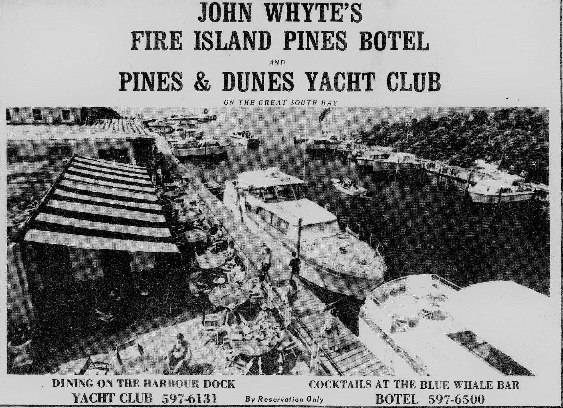 The Botel History Est. 1960 — Fire Island Pines Historical Society
