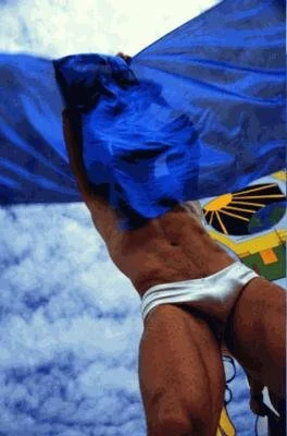 flag dancer morning party 1997 by Moody Mustafa.jpg