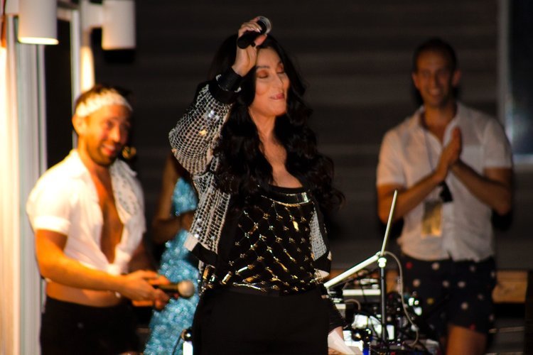 Cher at Hillary Clinton Fundraiser in Fire IslandPines. Phot by ShareGurl+Vito Fun..jpg
