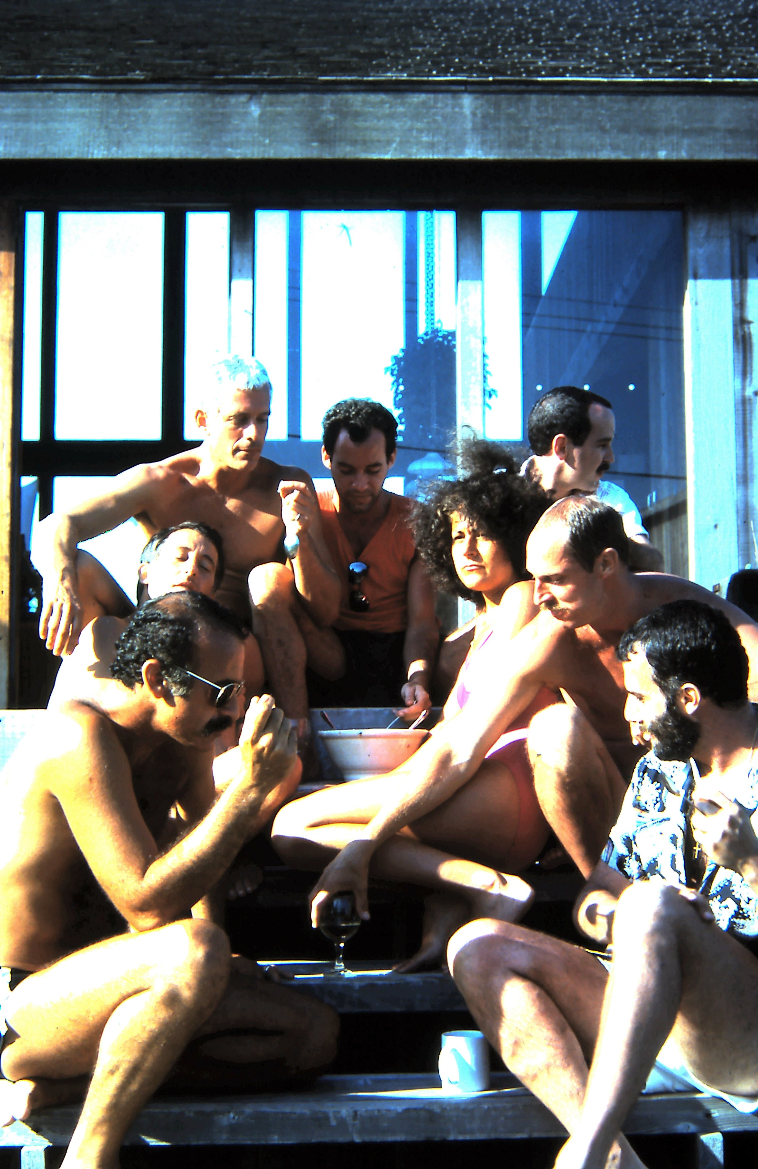 Sunrise at the TV House. Scott & Fern and friends at TV House 1978.jpg