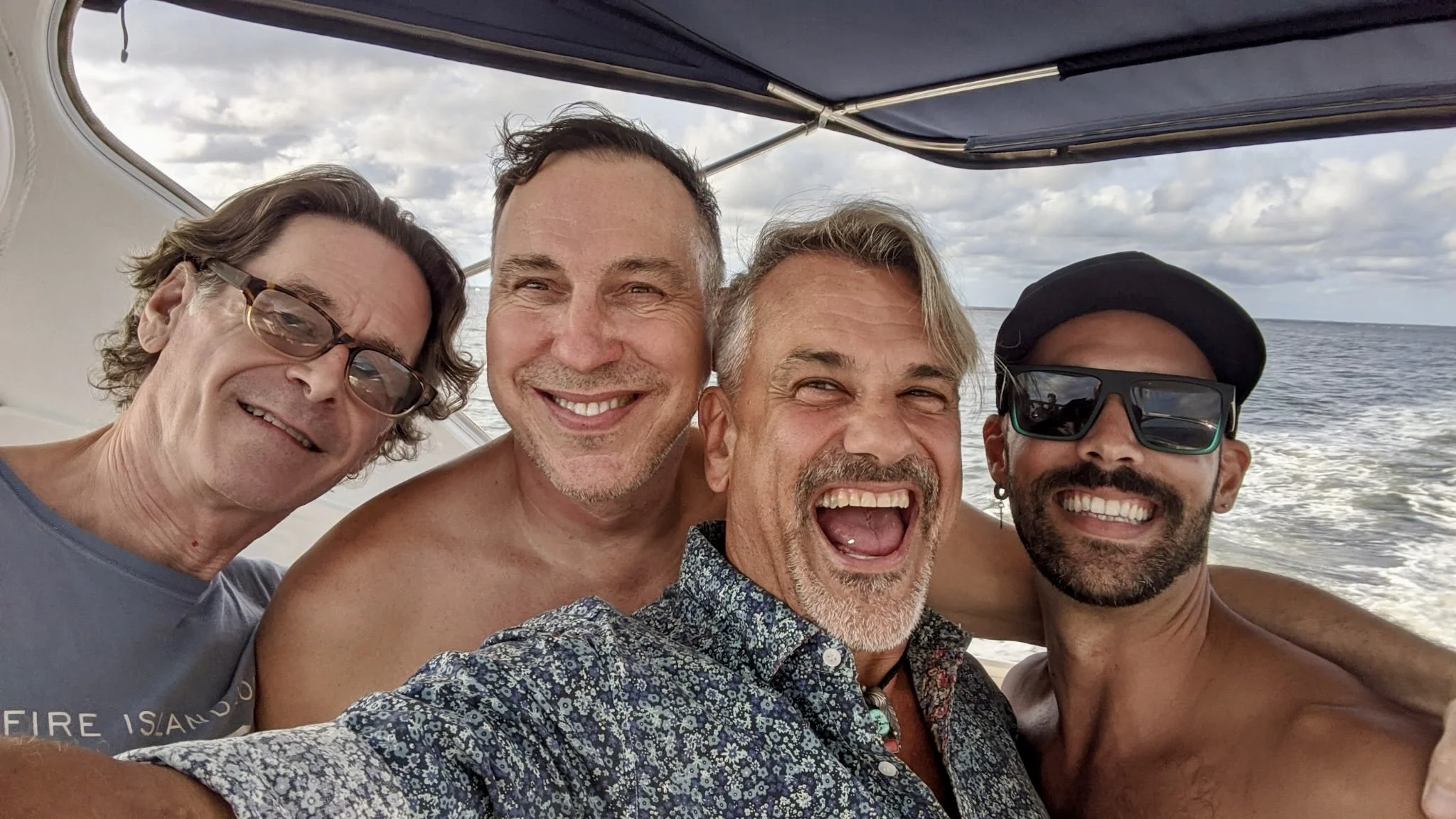 Gil Neary, Daniel Nardicio, Hal Hayes and Unknown.JPG