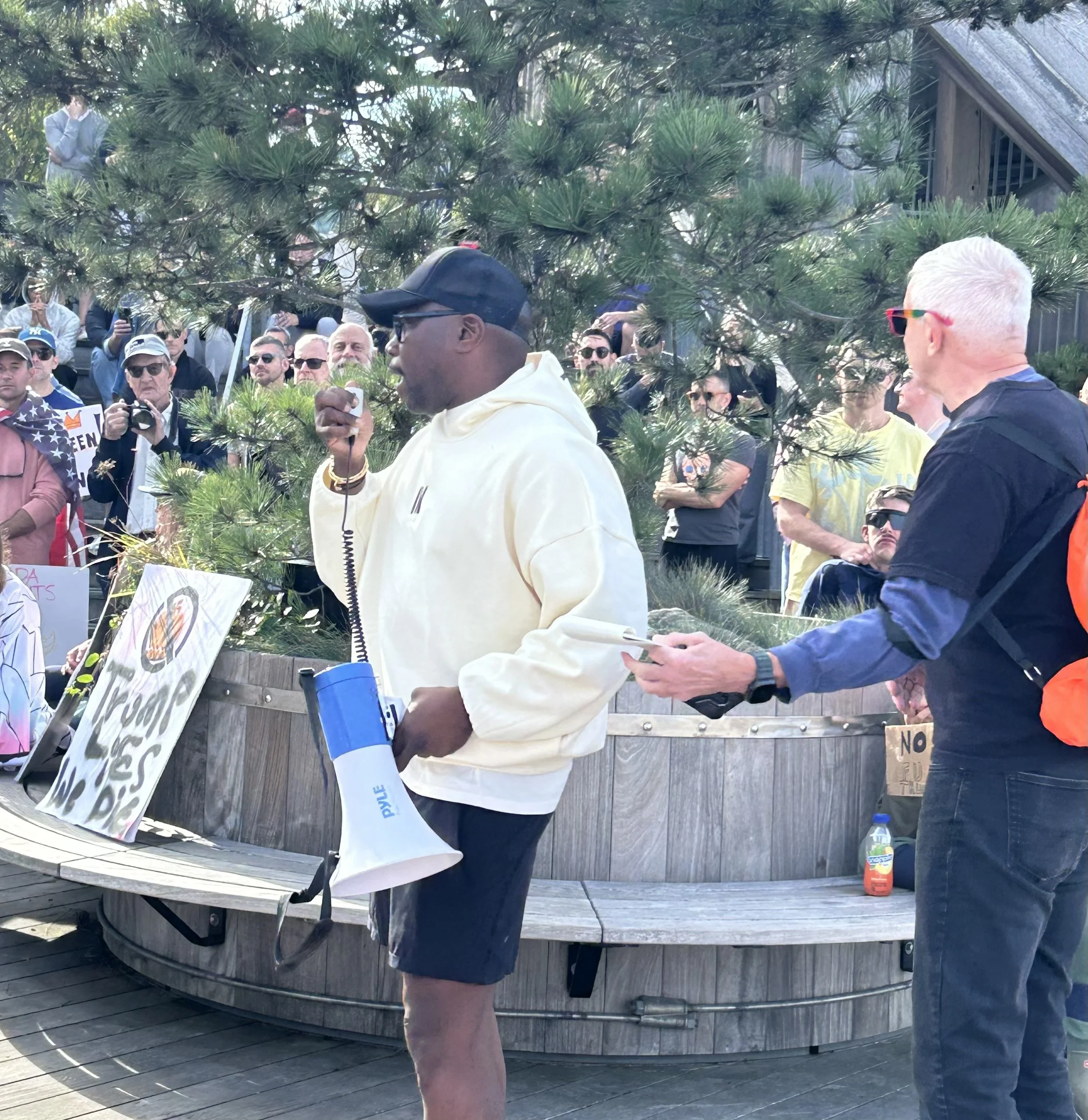 Charles Montorio-Archer Addressing Crowd No KIngs October 2025.jpeg