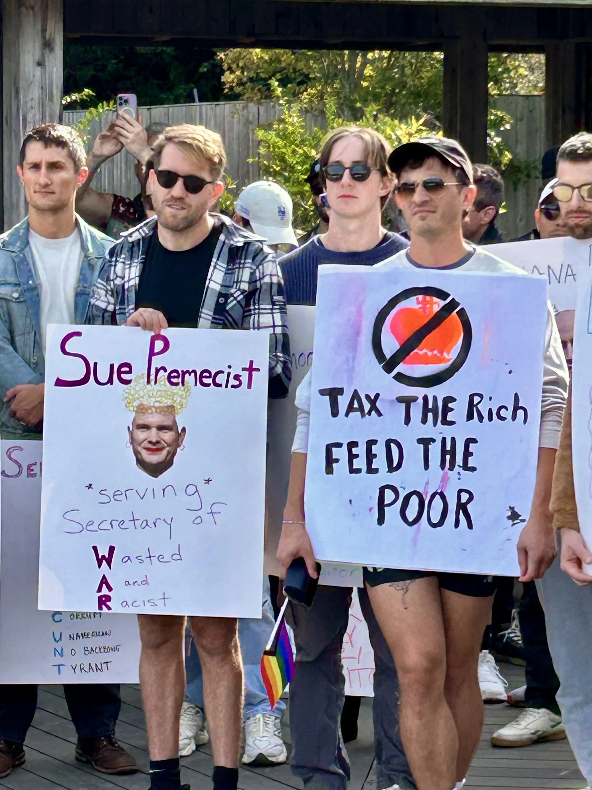 Signs at October 2025 No Kings.jpeg