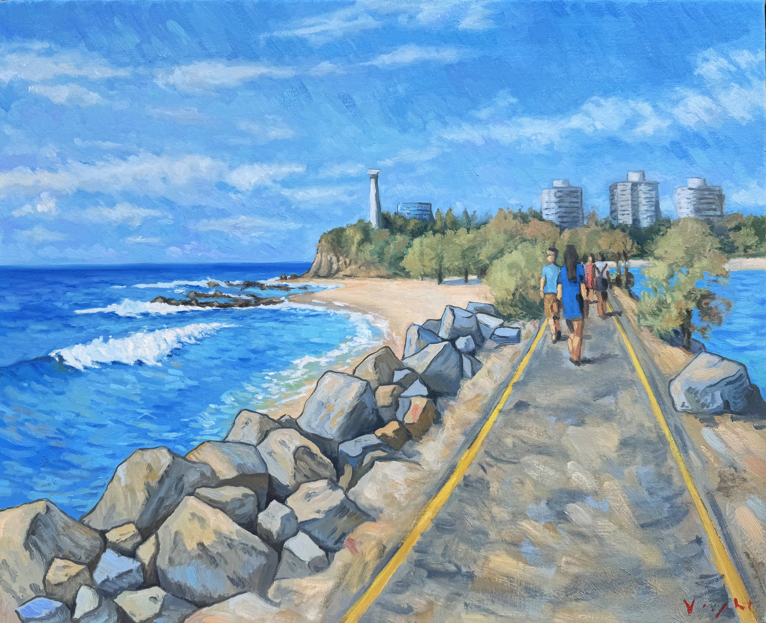 Point Cartwright, Oil on Linen, 18" x 24"