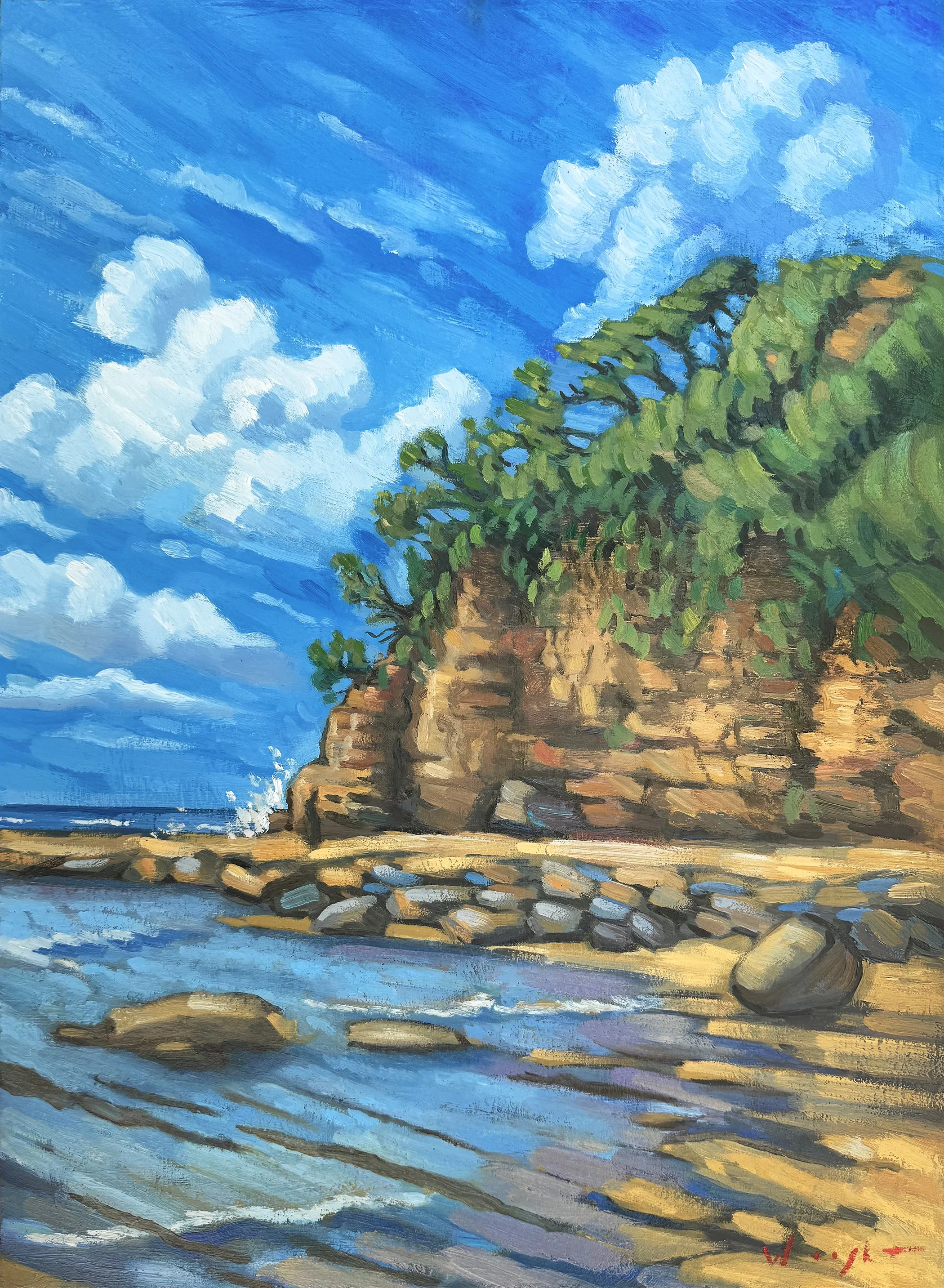 Cliffs at Point Cartwright