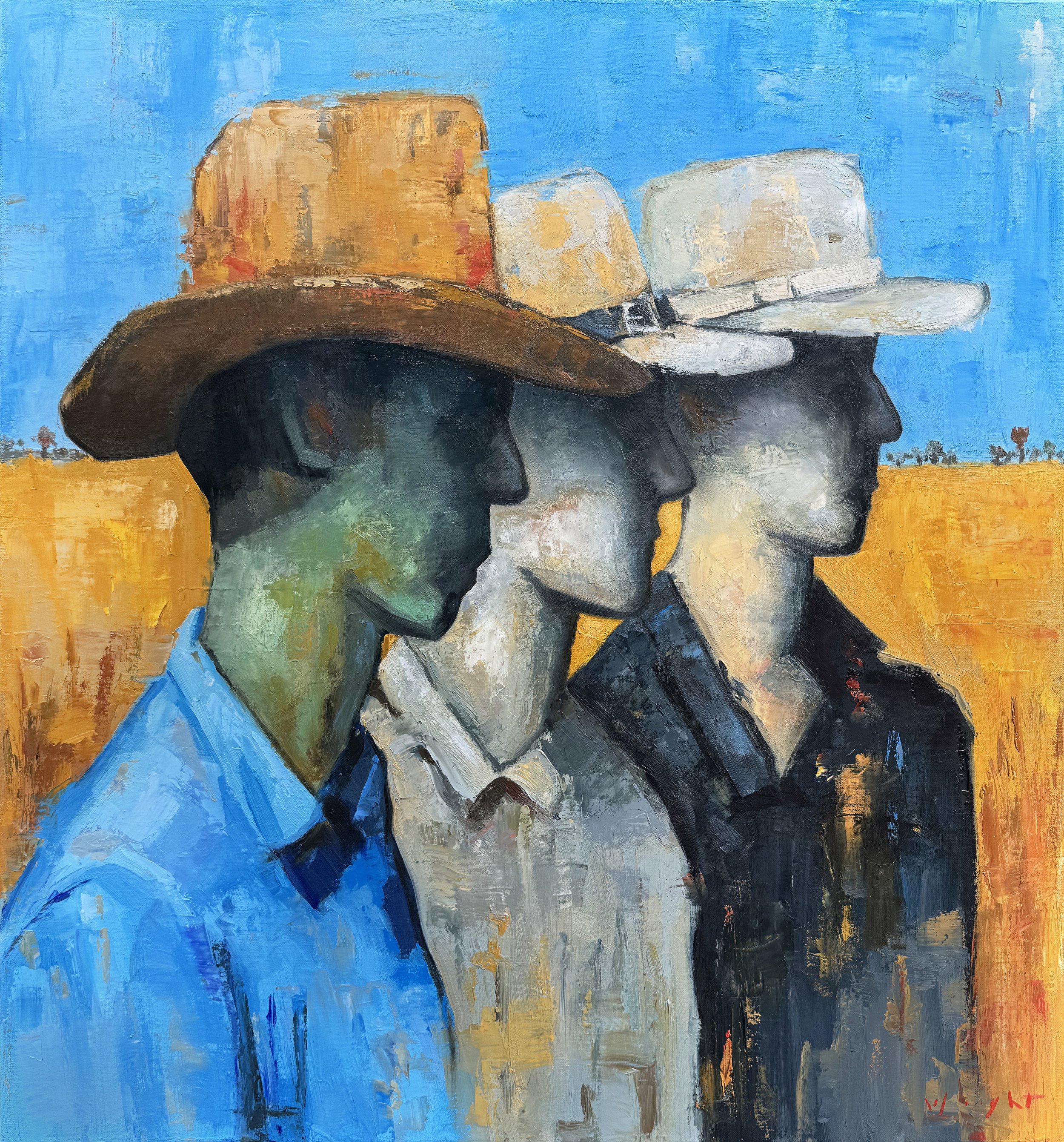 Fields of Our Fathers, Oil on Linen, 26" x 24"