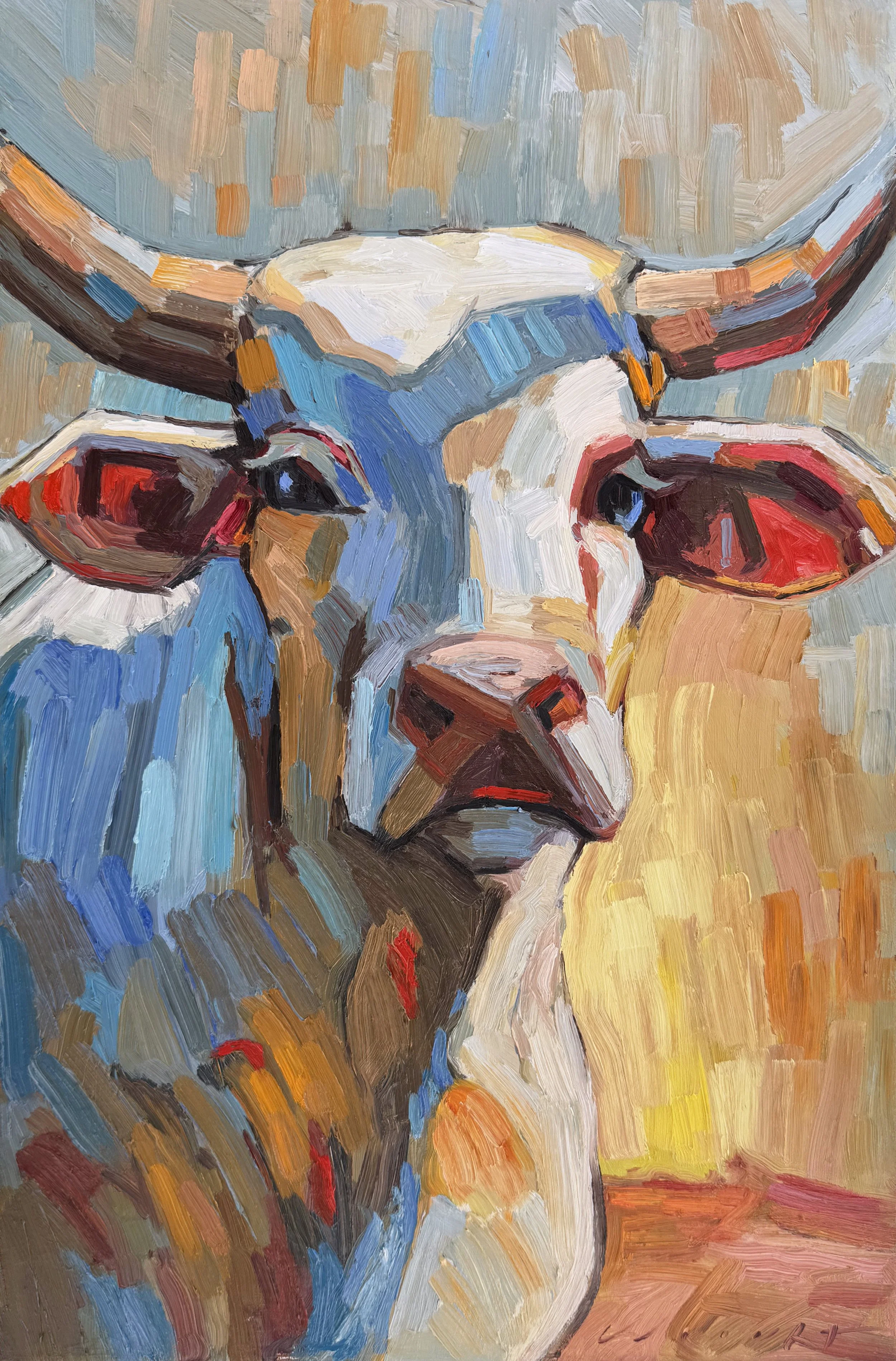 Study of a Brahman Bull, Oil on Linen, 14" x 22", 
(Currently NFS)