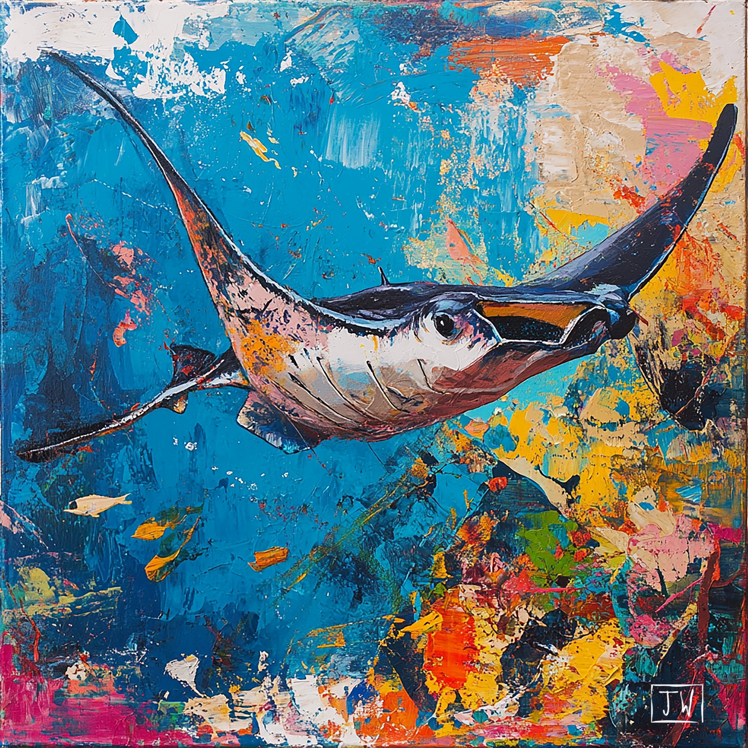 Reef Manta Ray signed.jpg