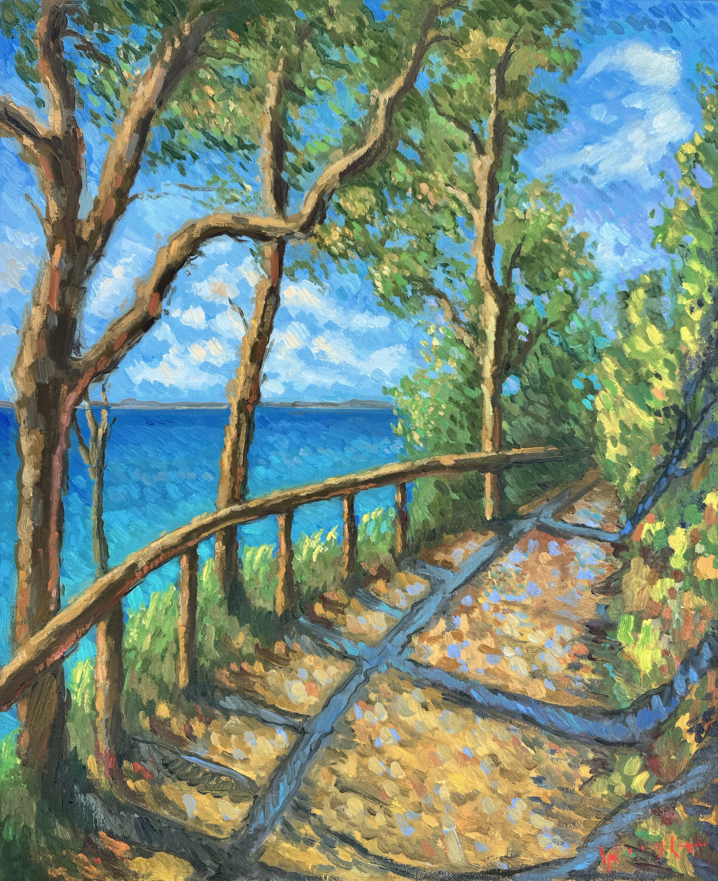 Boiling Pot Lookout, Oil on Linen, 18" x 24"