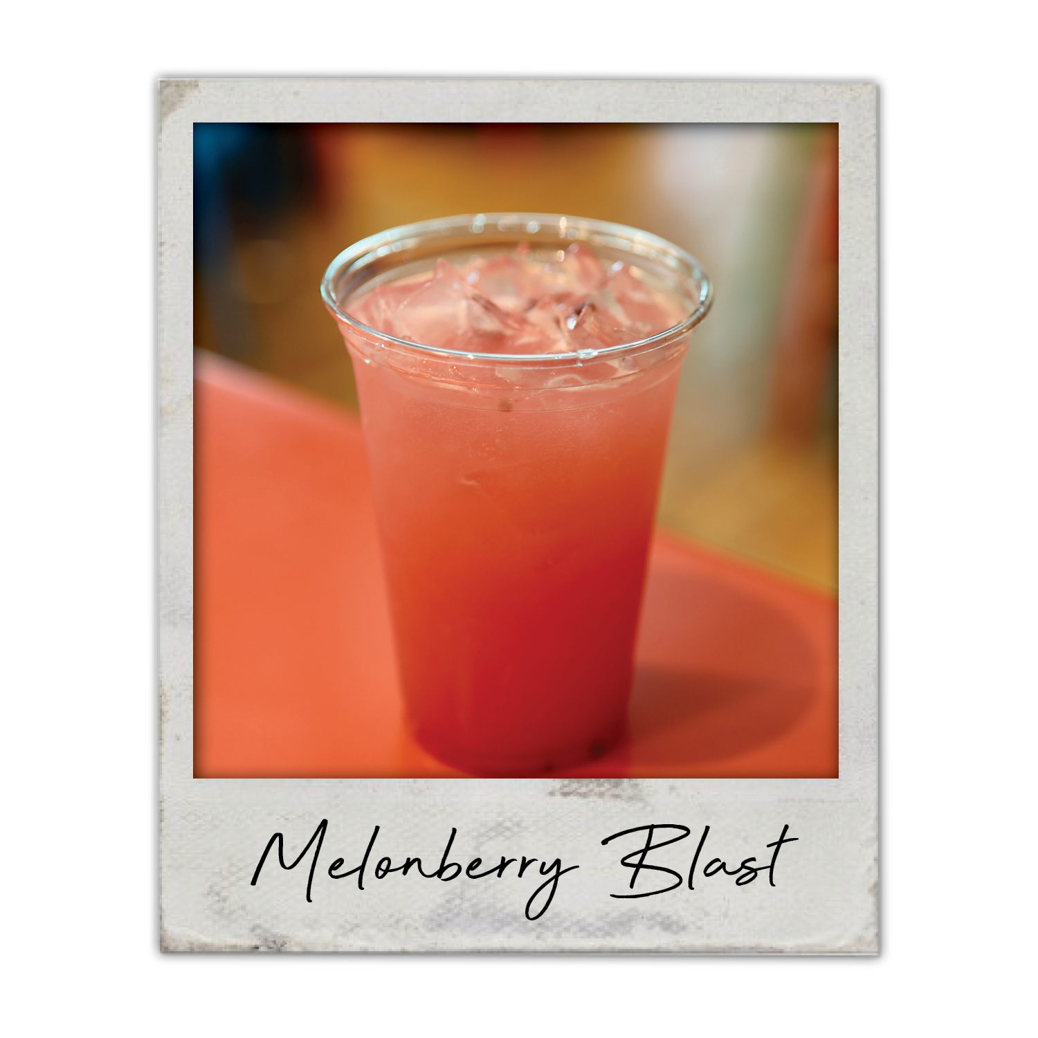 Melonberry Blast | The Breakfast Club USA, A sparkling energy infusion with melon and berry flavors served over ice.