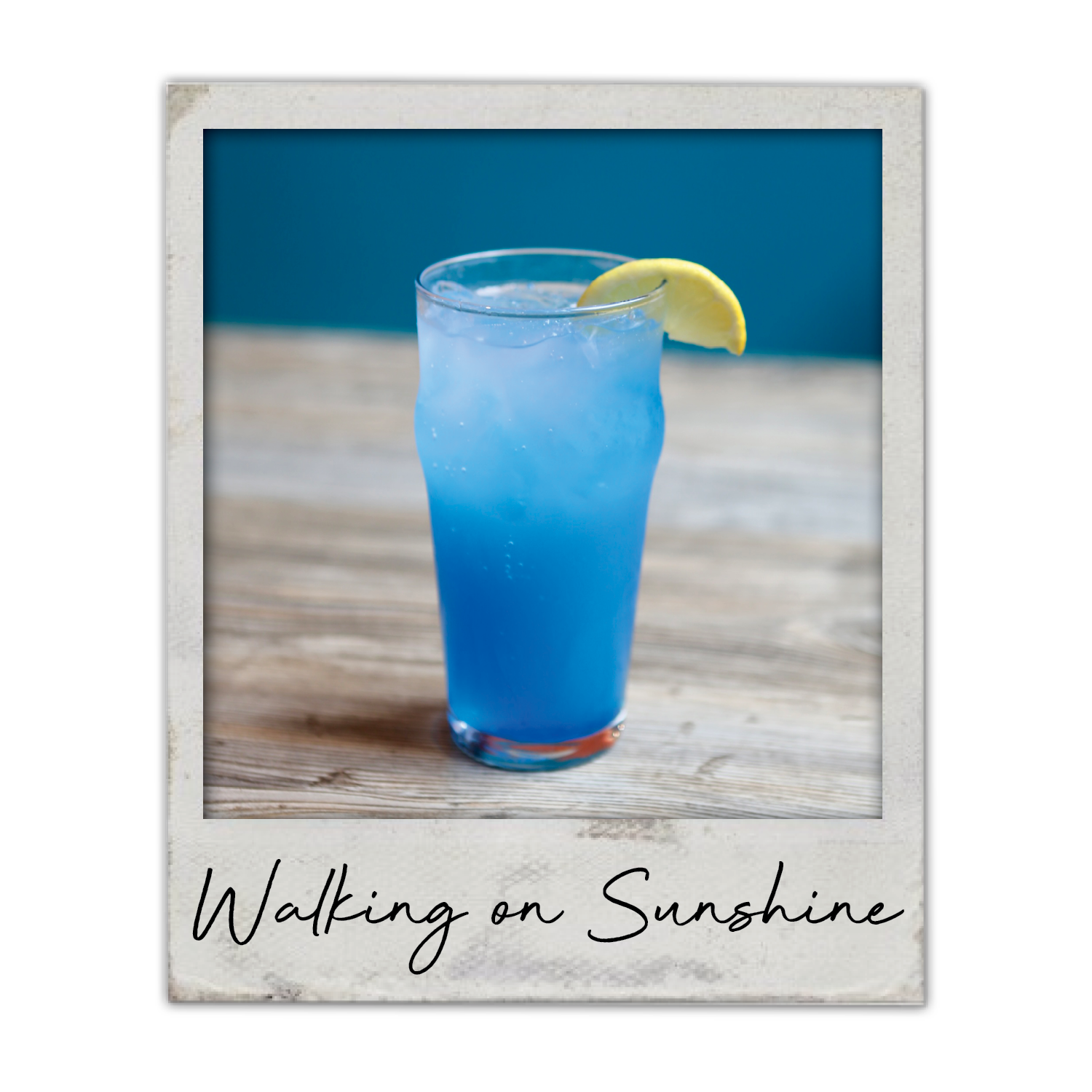 Walking on Sunshine | The Breakfast Club USA, A bright fruit-forward vodka cocktail served over ice in a tall glass.