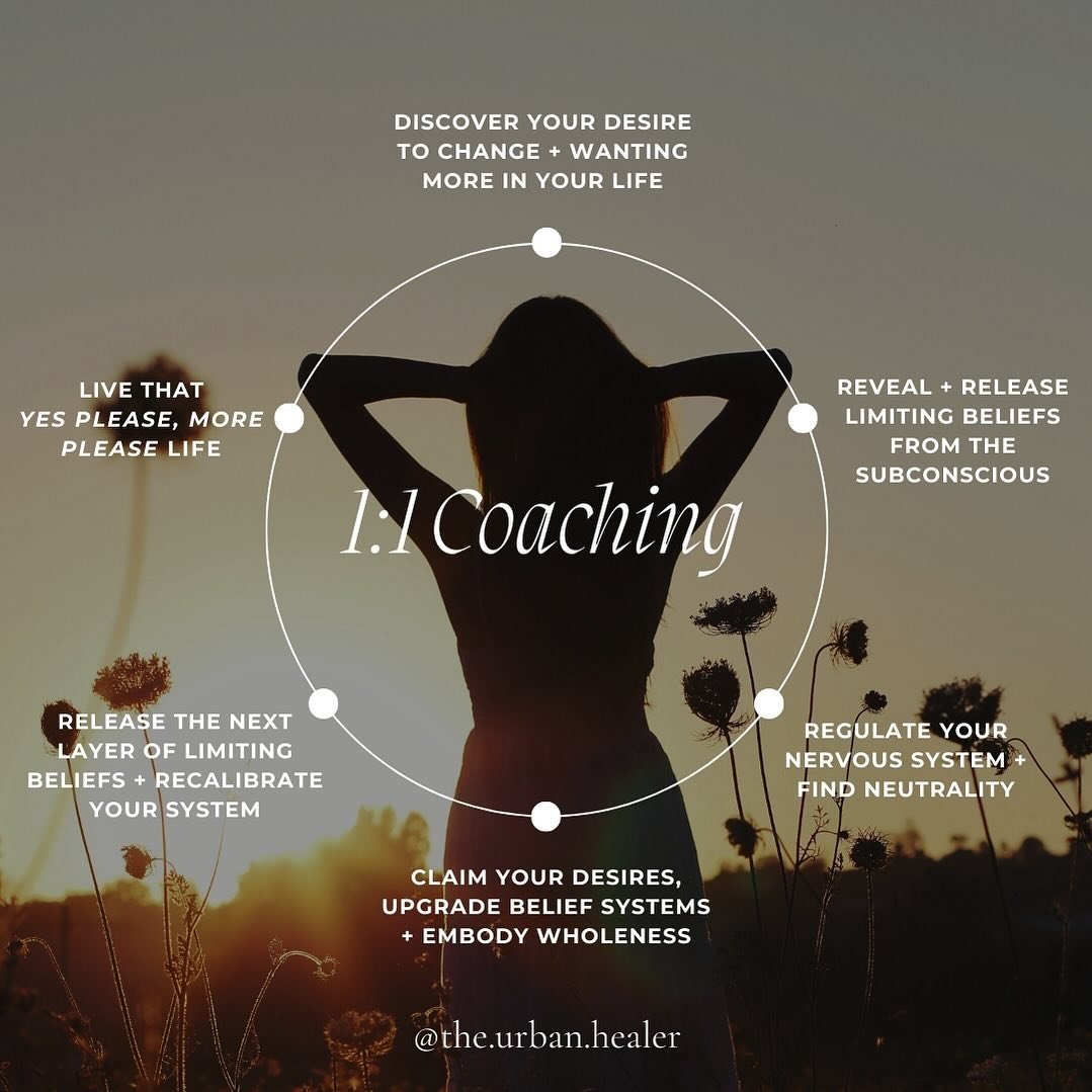 What to expect 1:1 coaching with me ✨

It&rsquo;s for by created according to you to ensure it serves and empowers YOU. This ain&rsquo;t a cookie cutter, one size fits all method. You are unique, as is your healing journey, your nervous system, the b