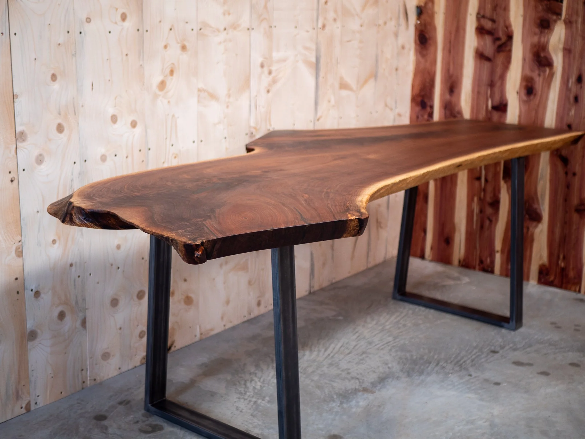 Live Edge Walnut Table