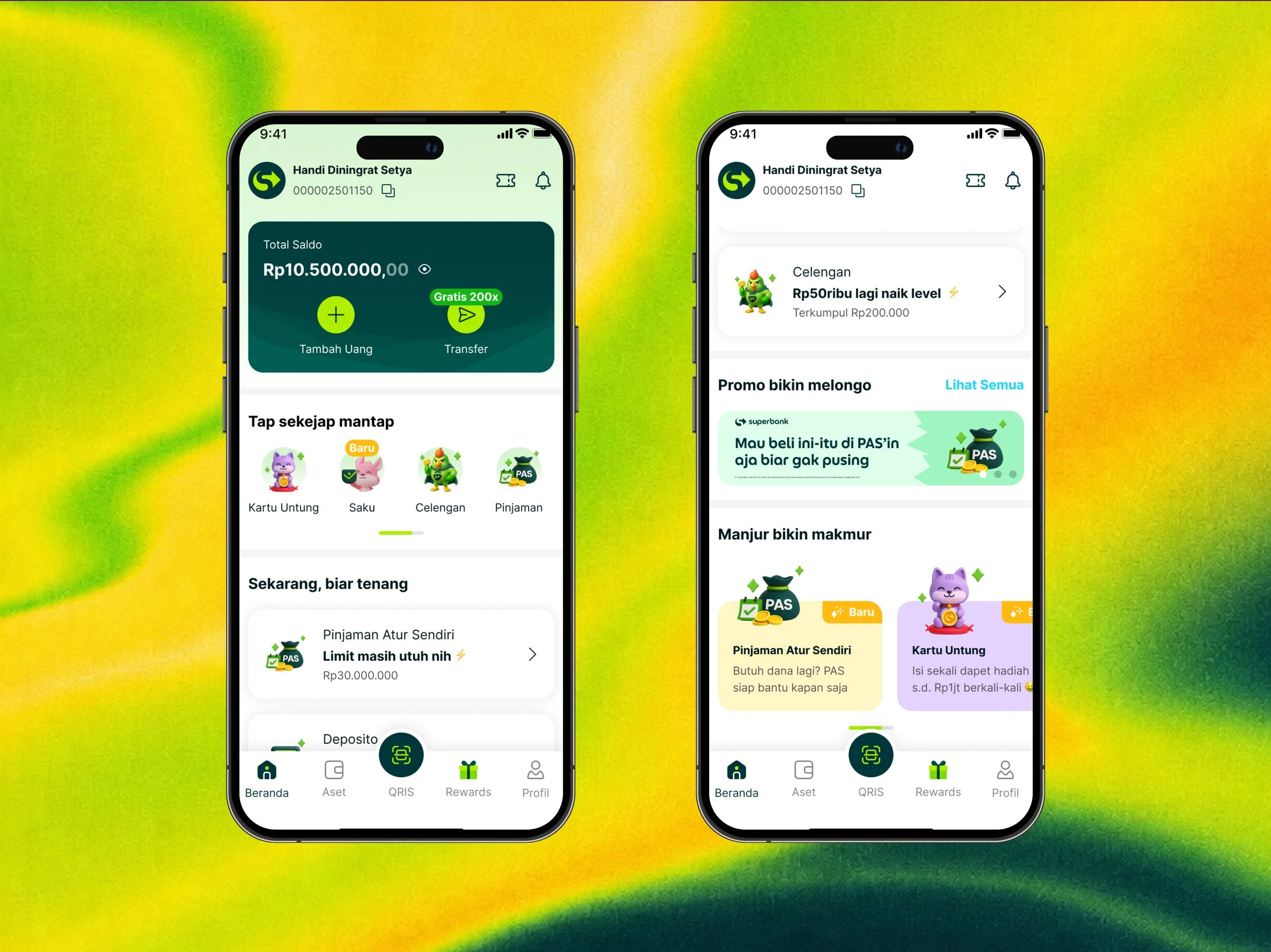 Superbank Homescreen Revamp