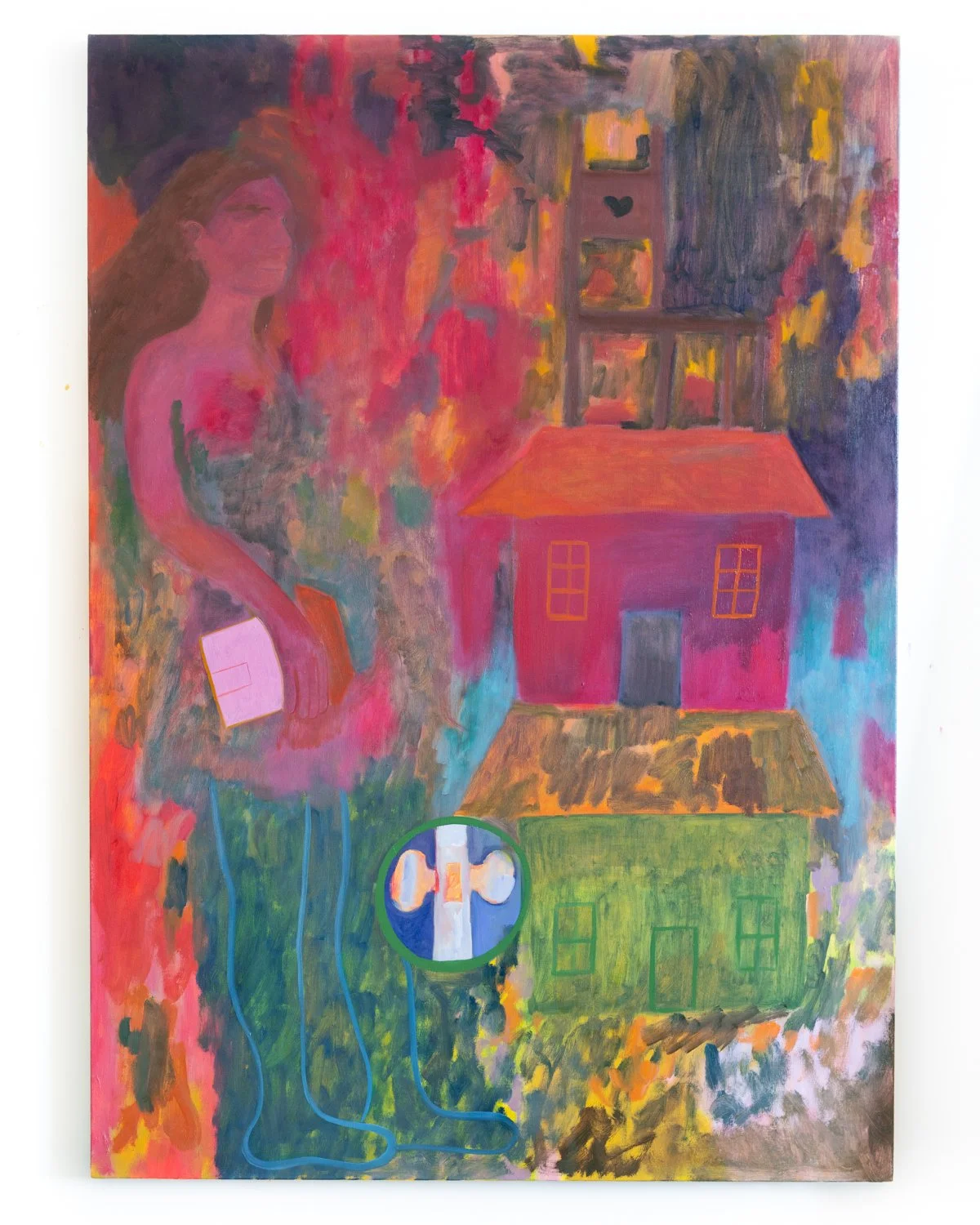 In & Out, 2025, 198 x 140 cm, Oil on Canvas