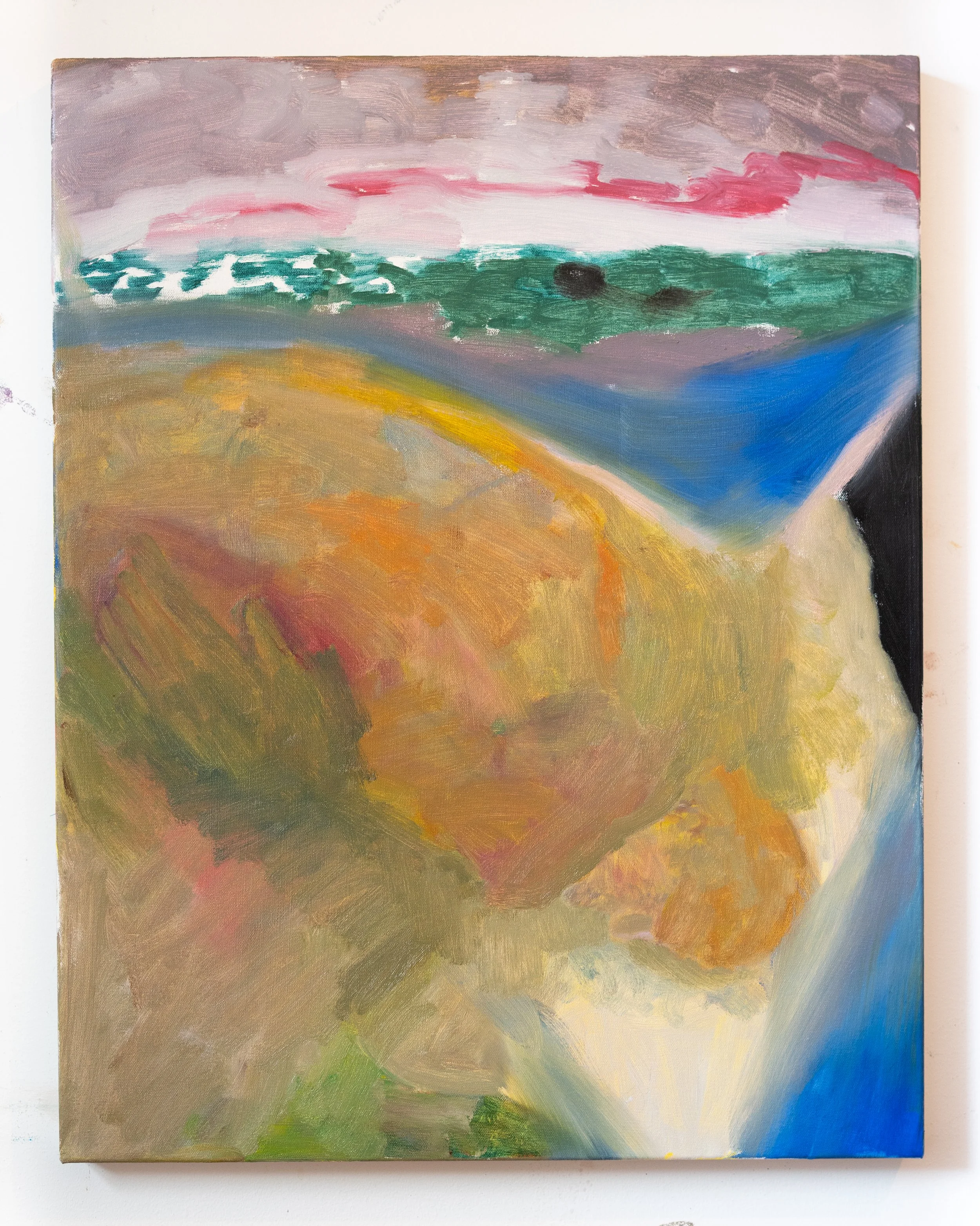 Flow,  2024, 71 x 56 cm, Oil on Canvas