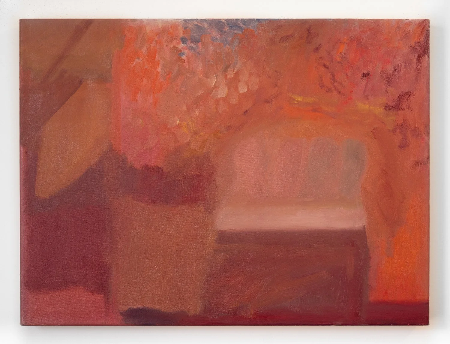 Lit simple, 2024, 56 x 61 cm, Oil on Canvas