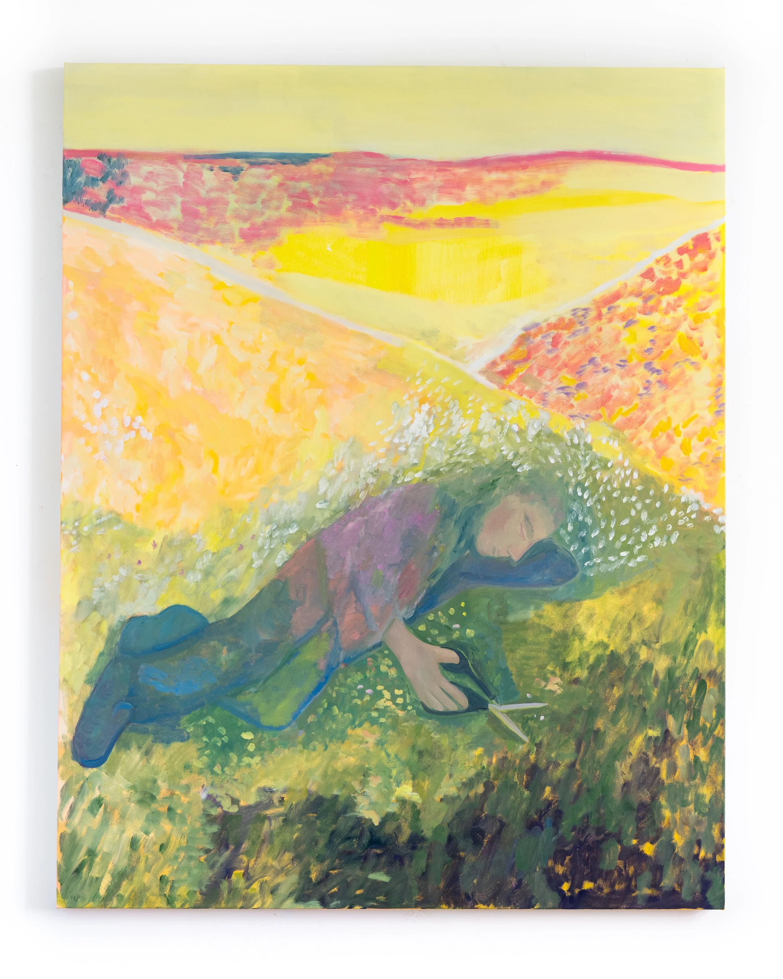 (thinking of someone), 2025, 196 x 152.4cm, Oil on Canvas