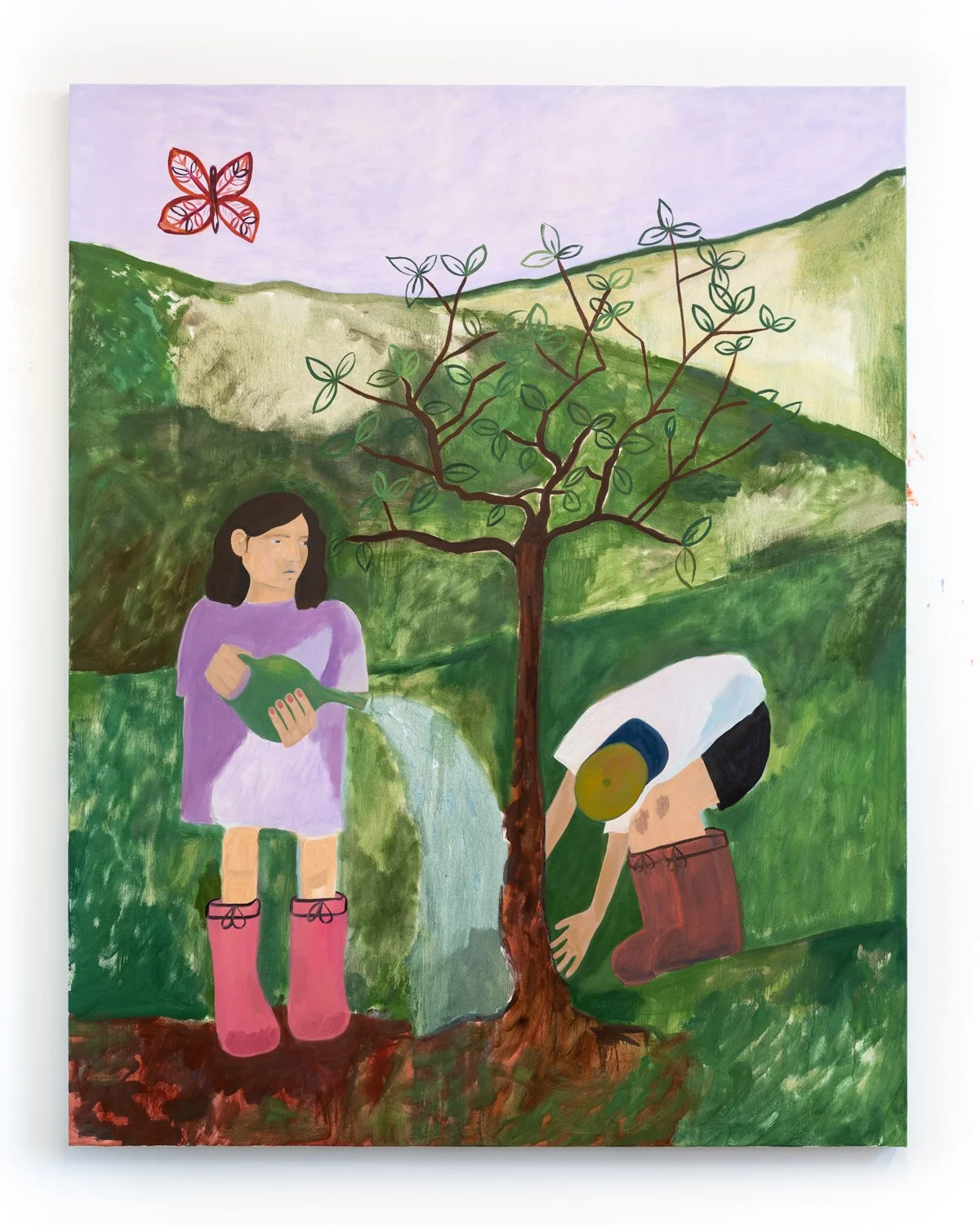 Grande Garden, 2025, 196 x 152.4 cm, Oil on Canvas