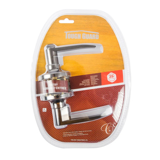 Tough Guard Door Lock Lever Entry Pewter