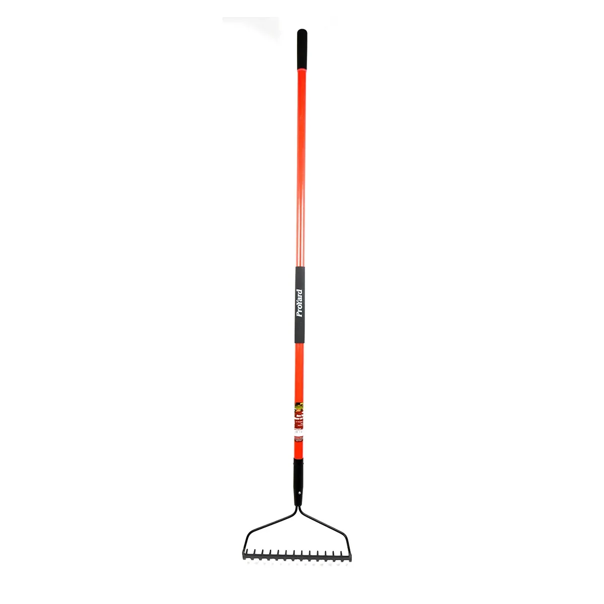 ProYard Bow Rake 62in 14-Steel Tine Fibreglass Handle