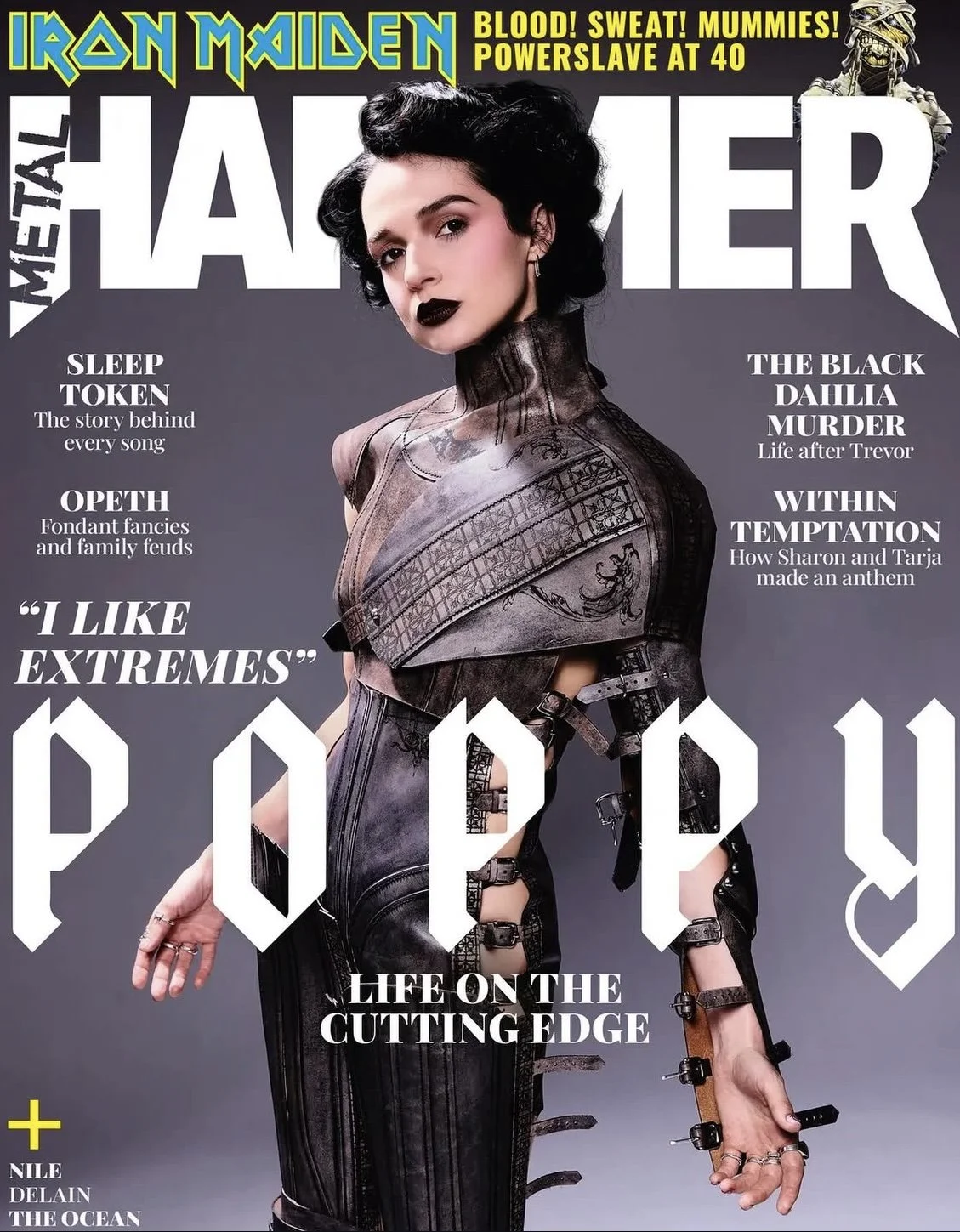 POPPY METAL HAMMER COVER 
NOVEMBER 2024