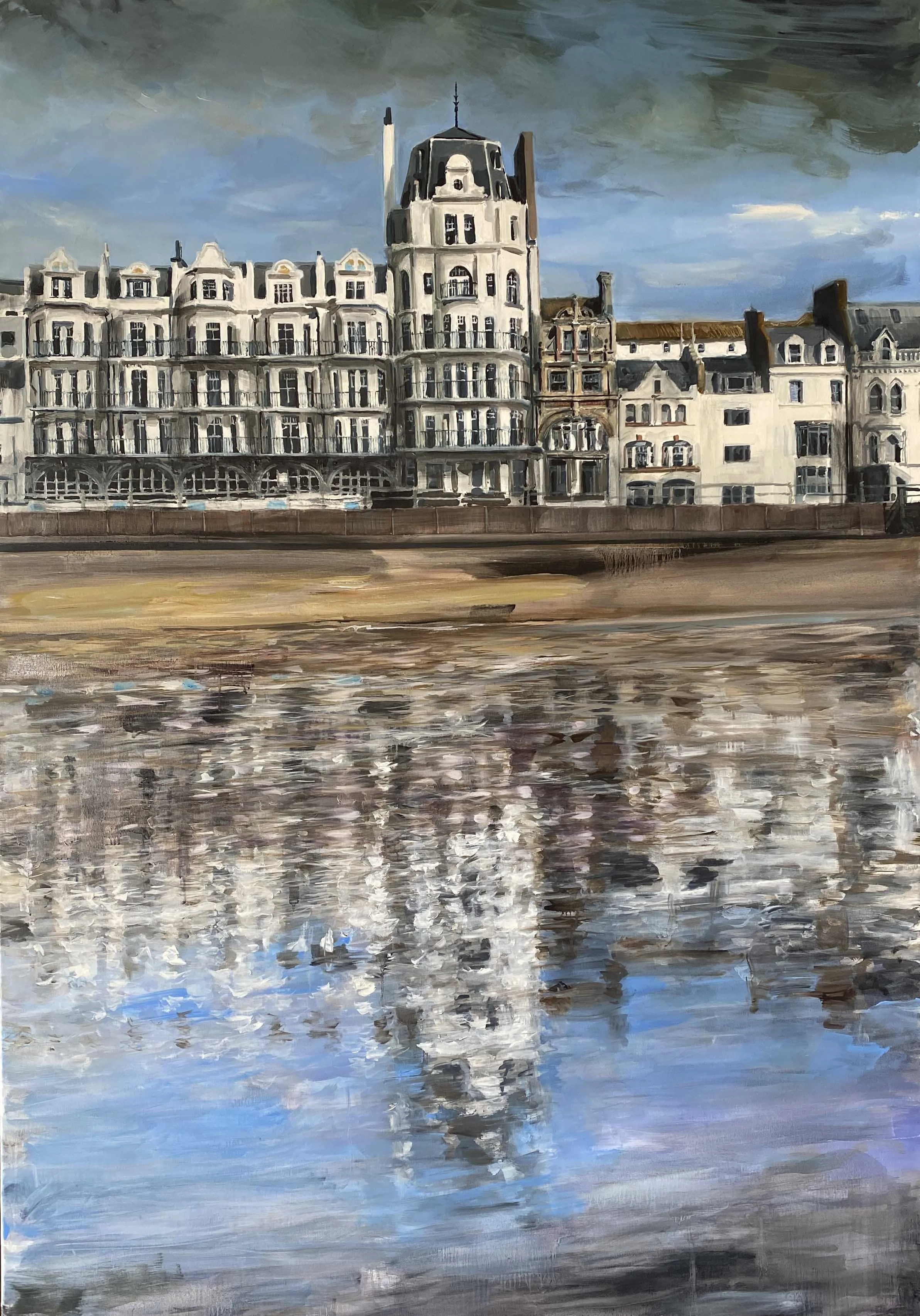 Palace Court, Hastings. Oil on Canvas. 165cm x 115cm.