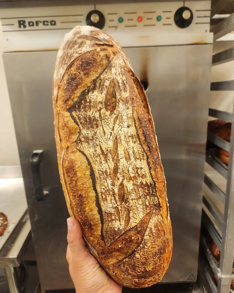 Hand laminated croissant from Pearl's Kitchen in Boone, NC