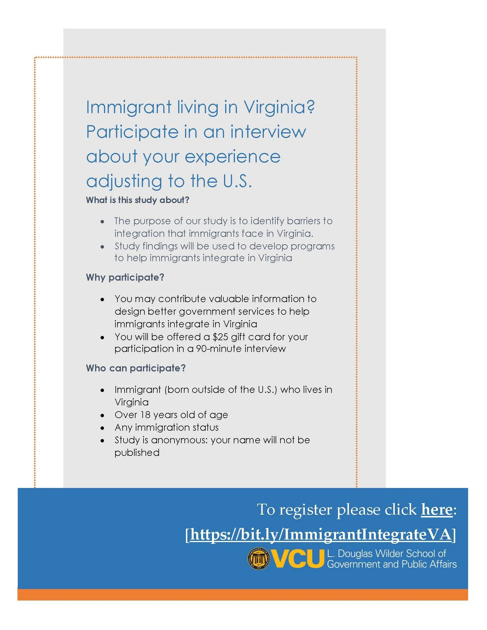 Barriers to Immigrant Integration Study — Northern Virginia Regional ...