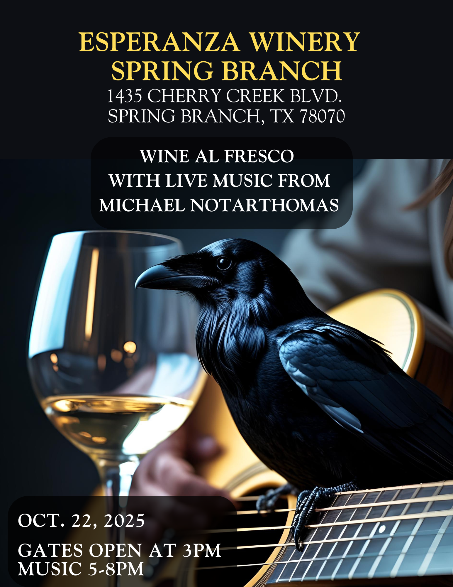 Wine al Fresco featuring Michael Notarthomas